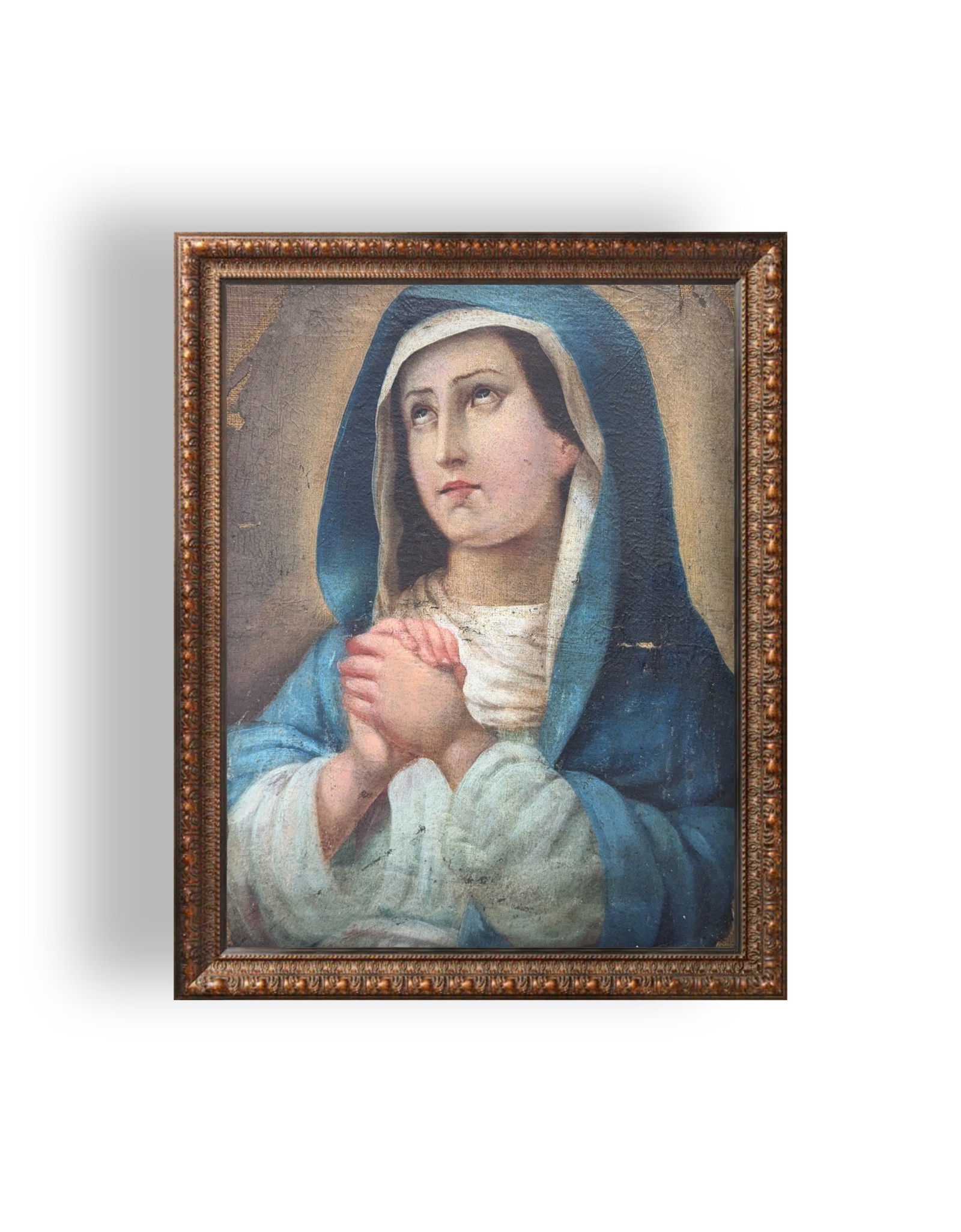 Virgin Mary, Oil on Canvas (After Giovanni Salvi) (1 of 8)