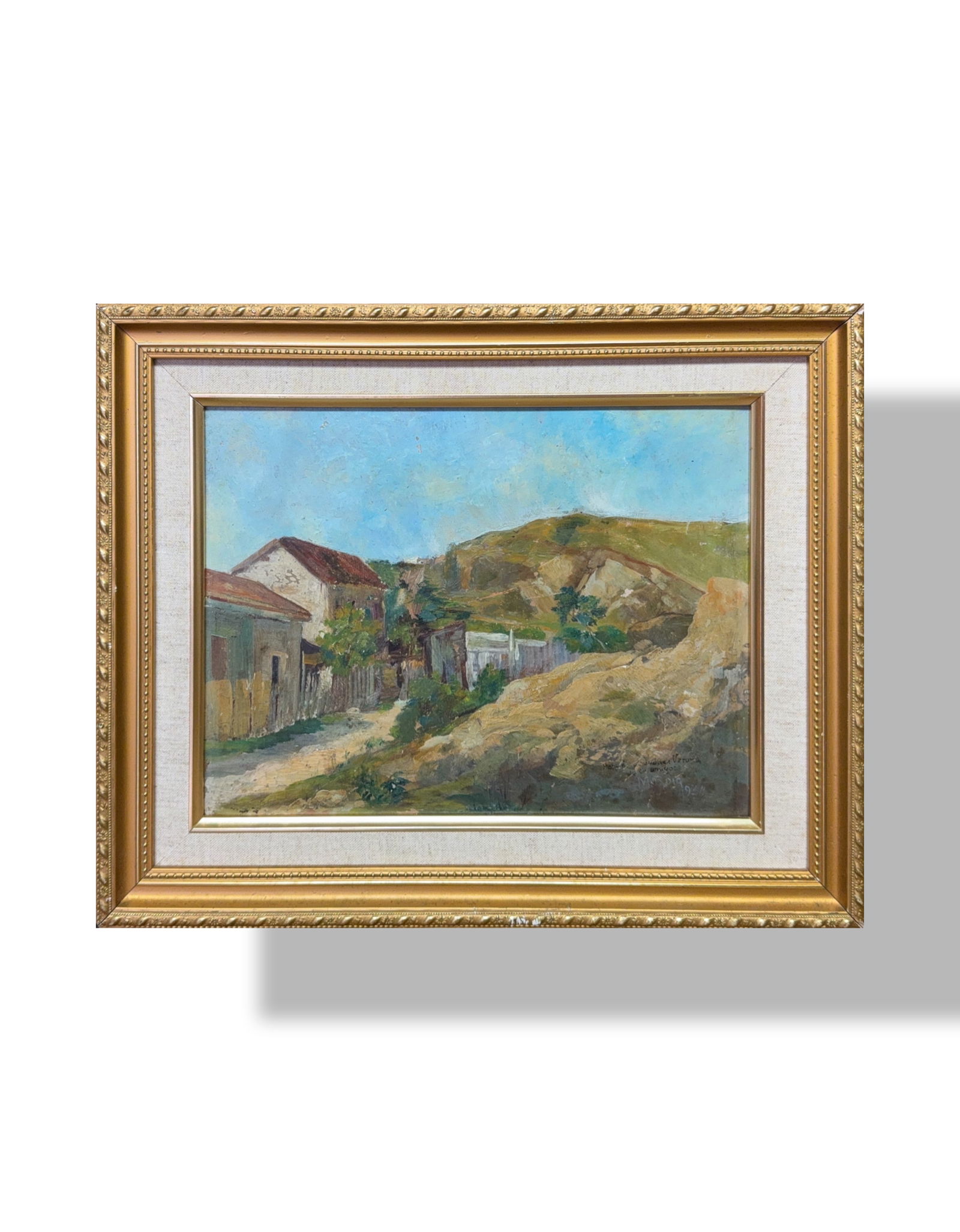 Manuel Roig Lobo, Oil on Hard Board, Cuban Artist (1 of 8)