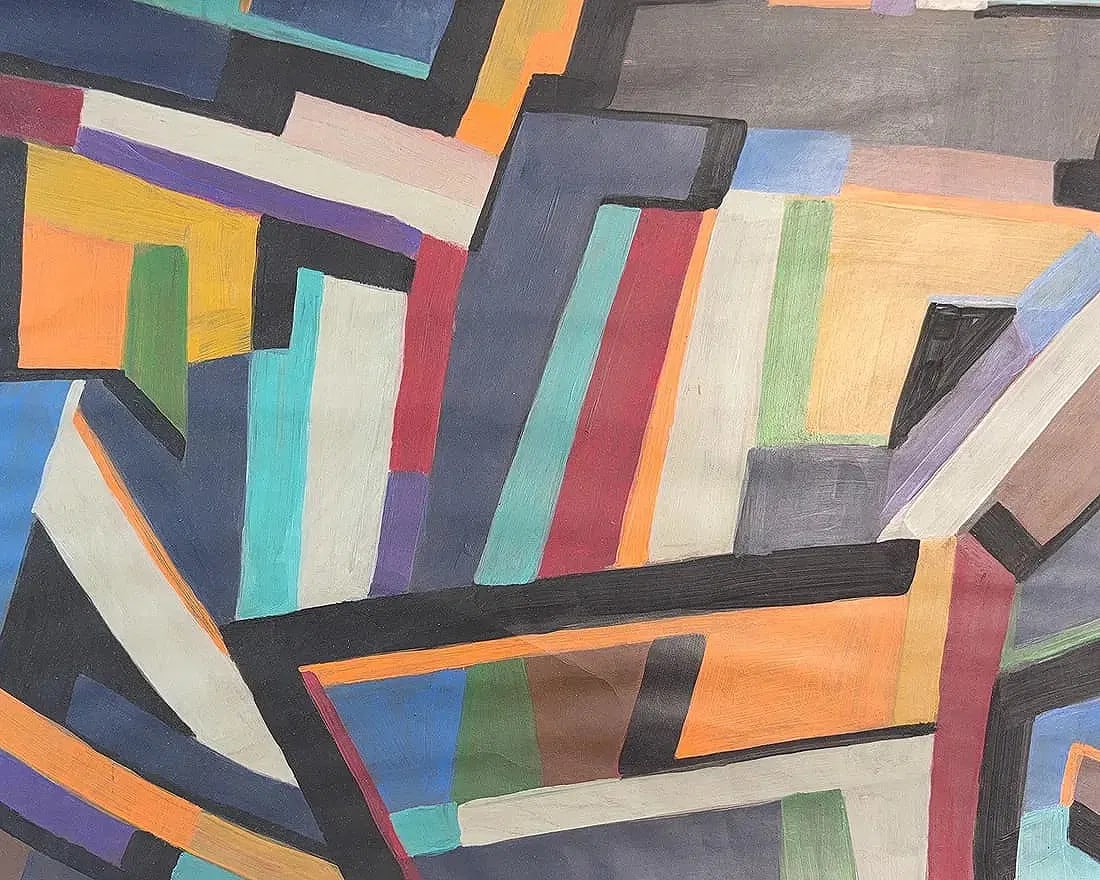 Nejad Melih Devrim, Acrylic/Mix-Media on Paper, Turkish (1923 - 1995) - 5