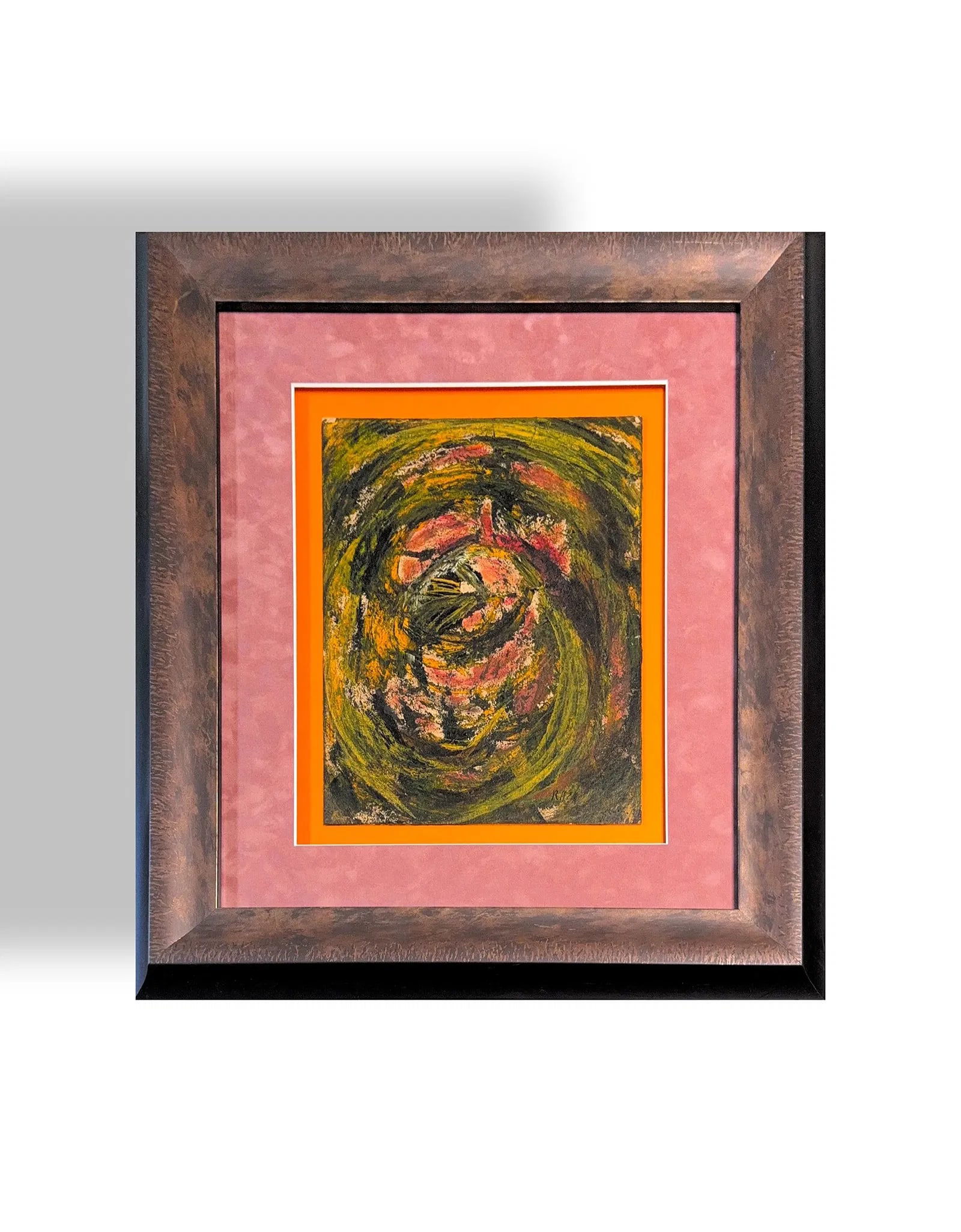 Syed Haider Raza, Acrylic on Cardboard , British-Indian (1922 - 2016): KEYWORDS: Abstract, Expressionist, Palette, Dynamic, Energy, Movement, Impasto, Technique, Textured, Quality. Born: 1922 - Babaria, Madhya Pradesh, British India. Died: 2016 - Delhi, India. Known for: