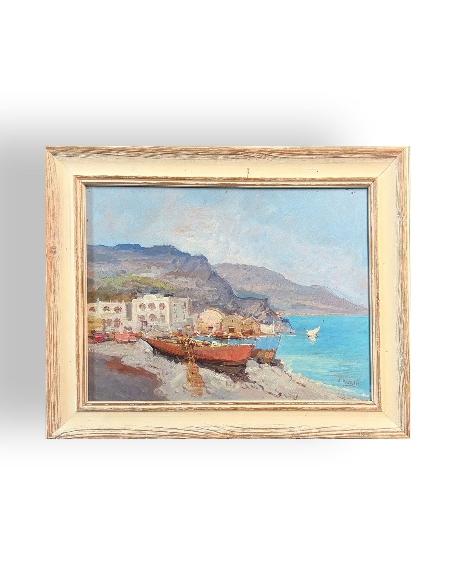 Attilio Pratella, Oil on Wood Board, Italian (1856 - 1949) (1 of 9)