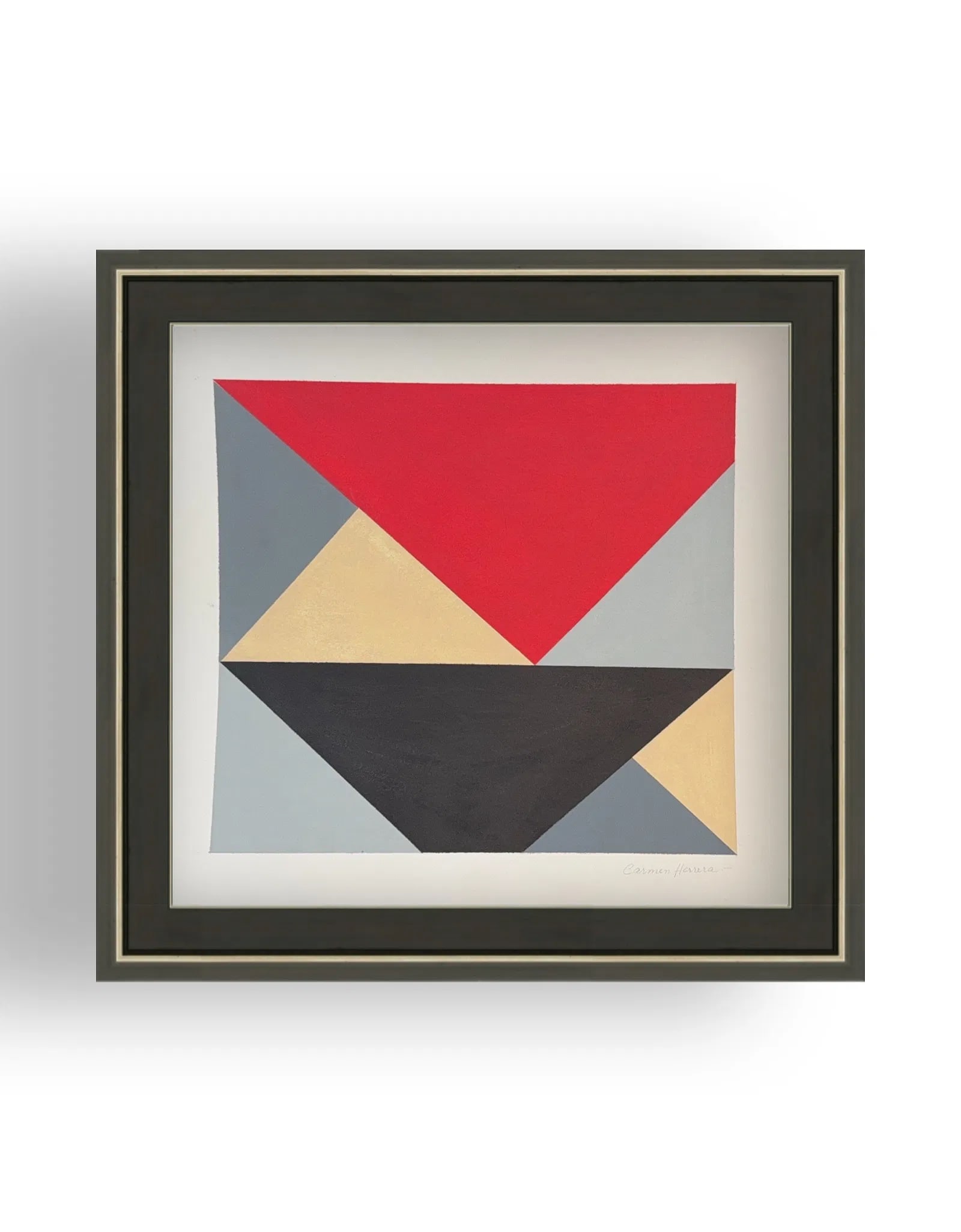 Carmen Herrera, Oil on Cardboard, Cuban (1915 - 2022) (1 of 8)
