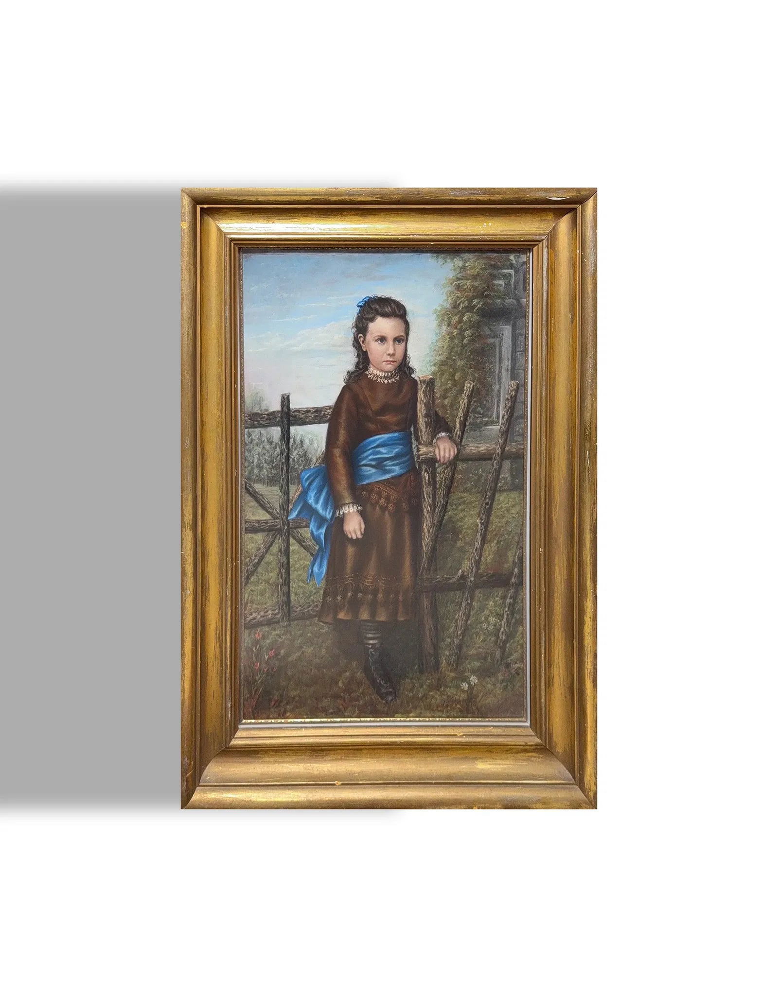 Robert S. Dunning 1841 Pastel - Signed Dunning (1 of 10)