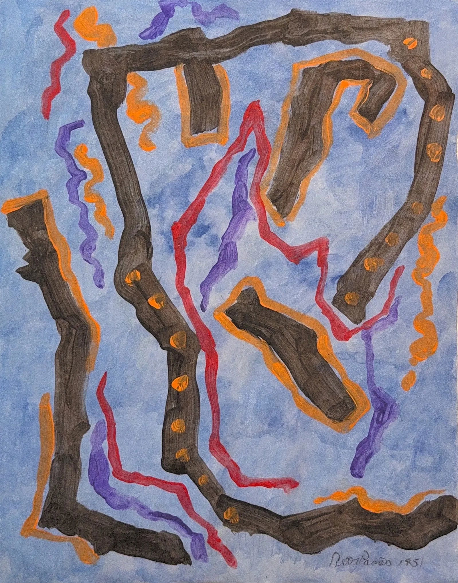 Betty Bierne Pierson Parsons, Gouache on Paper, American (1900 - 1982) - 3