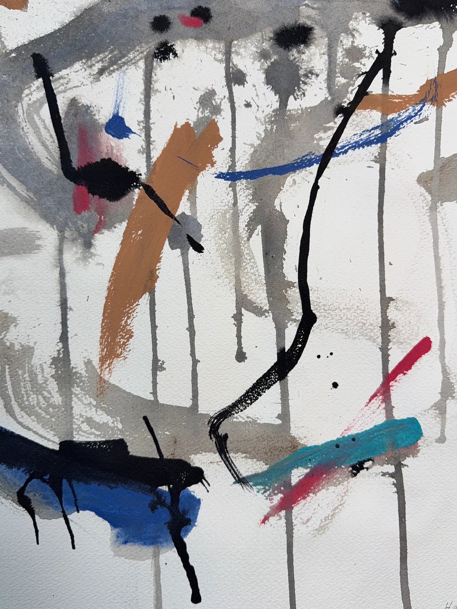 Grace Hartigan, Watercolor/Mix-Media on Paper, American (1922 - 2008) - 7