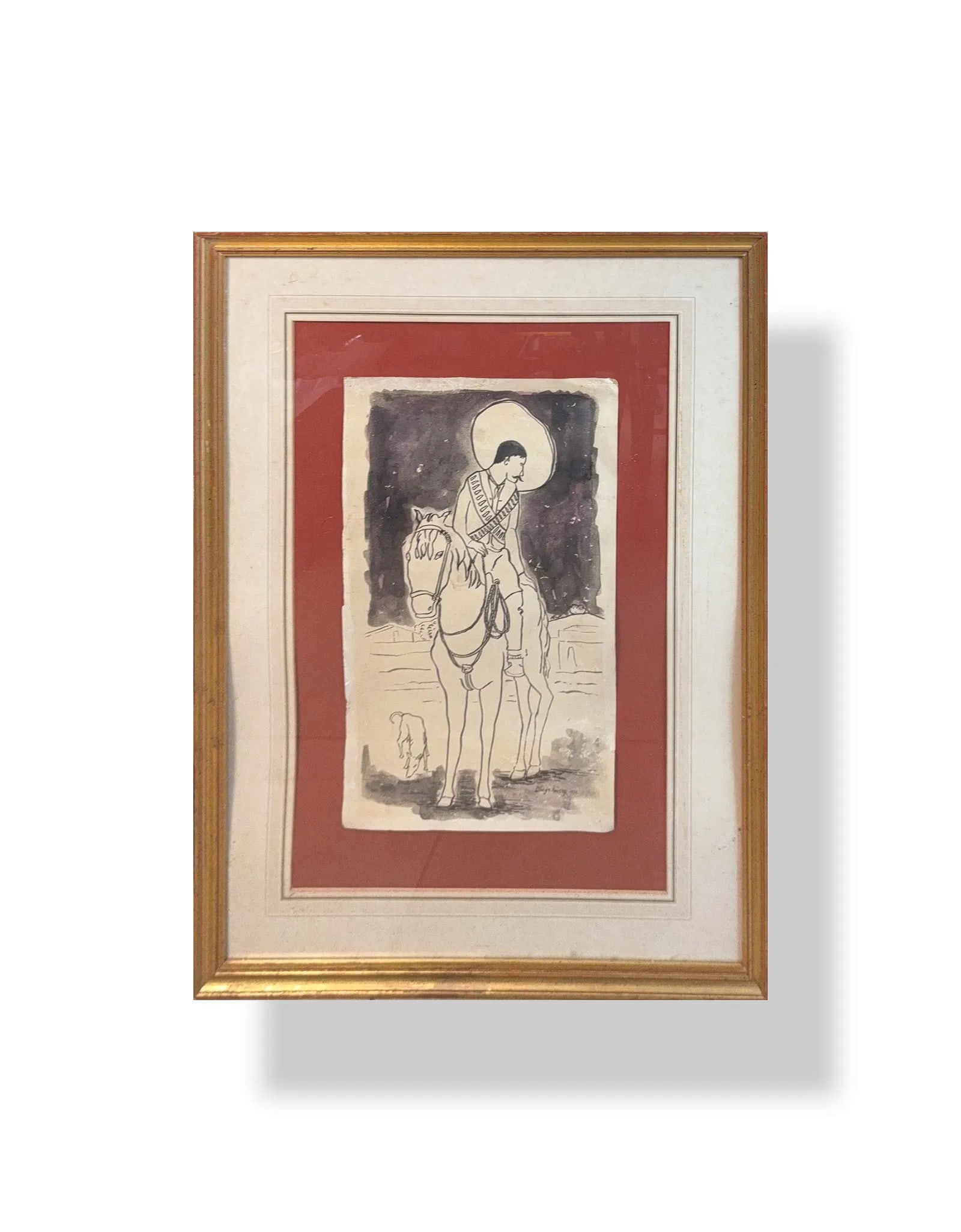 Diego Rivera, Watercolor on Paper, Mexican (1886 - 1957) (1 of 8)