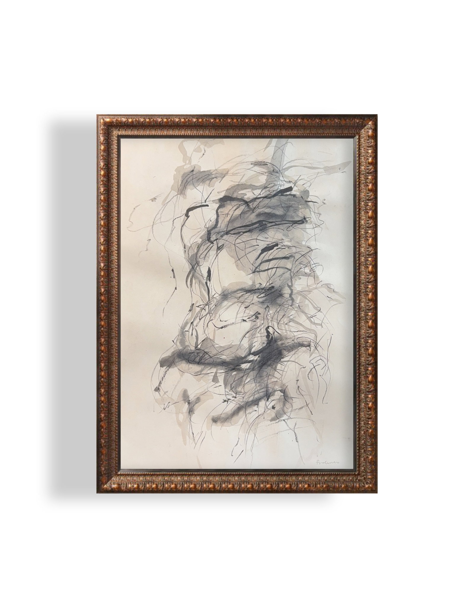 Adolf Frohner, Mix-Media on Paper, Austrian (1934 - 2007) (1 of 8)