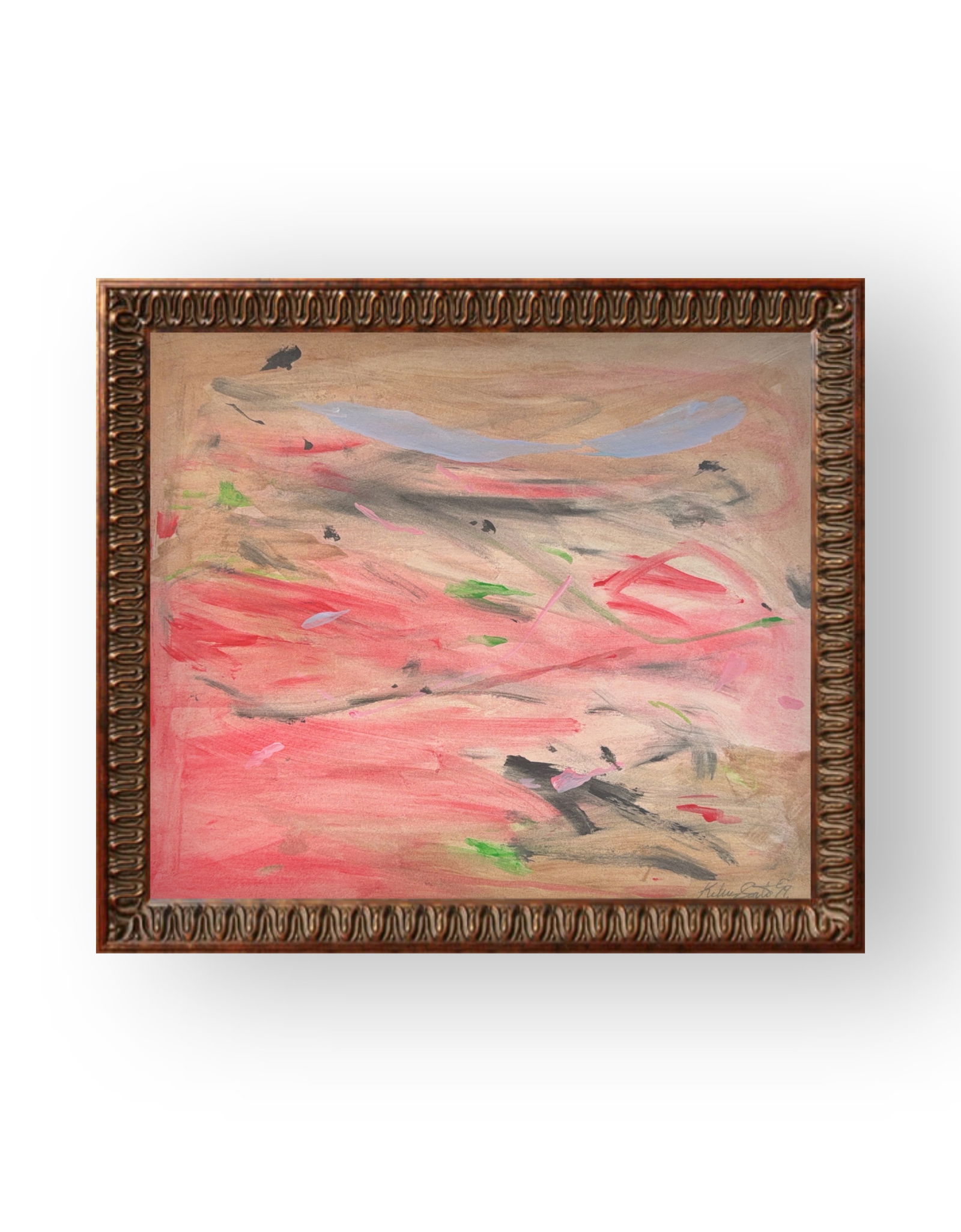 Kikuo Saito, Acrylic/Mix-Media on Cardboard, Japanese (1939 - 2016) (1 of 8)