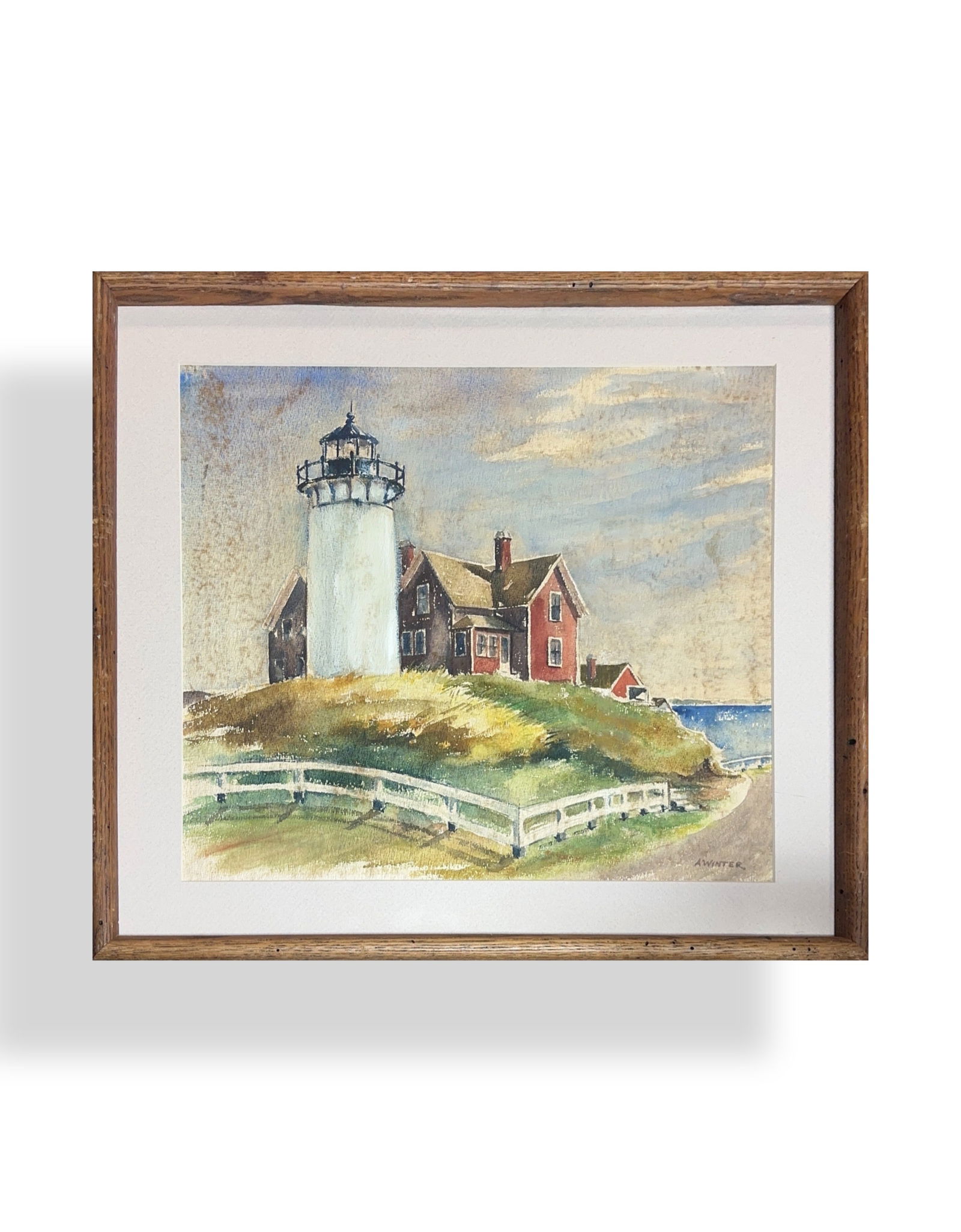 Andrew G. Winter, Watercolor on Canvas Paper, Amercian (1893 - 1958) (1 of 9)