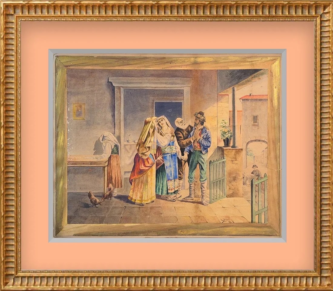 L.Dubois, Watercolor on Paper (Active from 19th Century to 20th Century) (1 of 10)