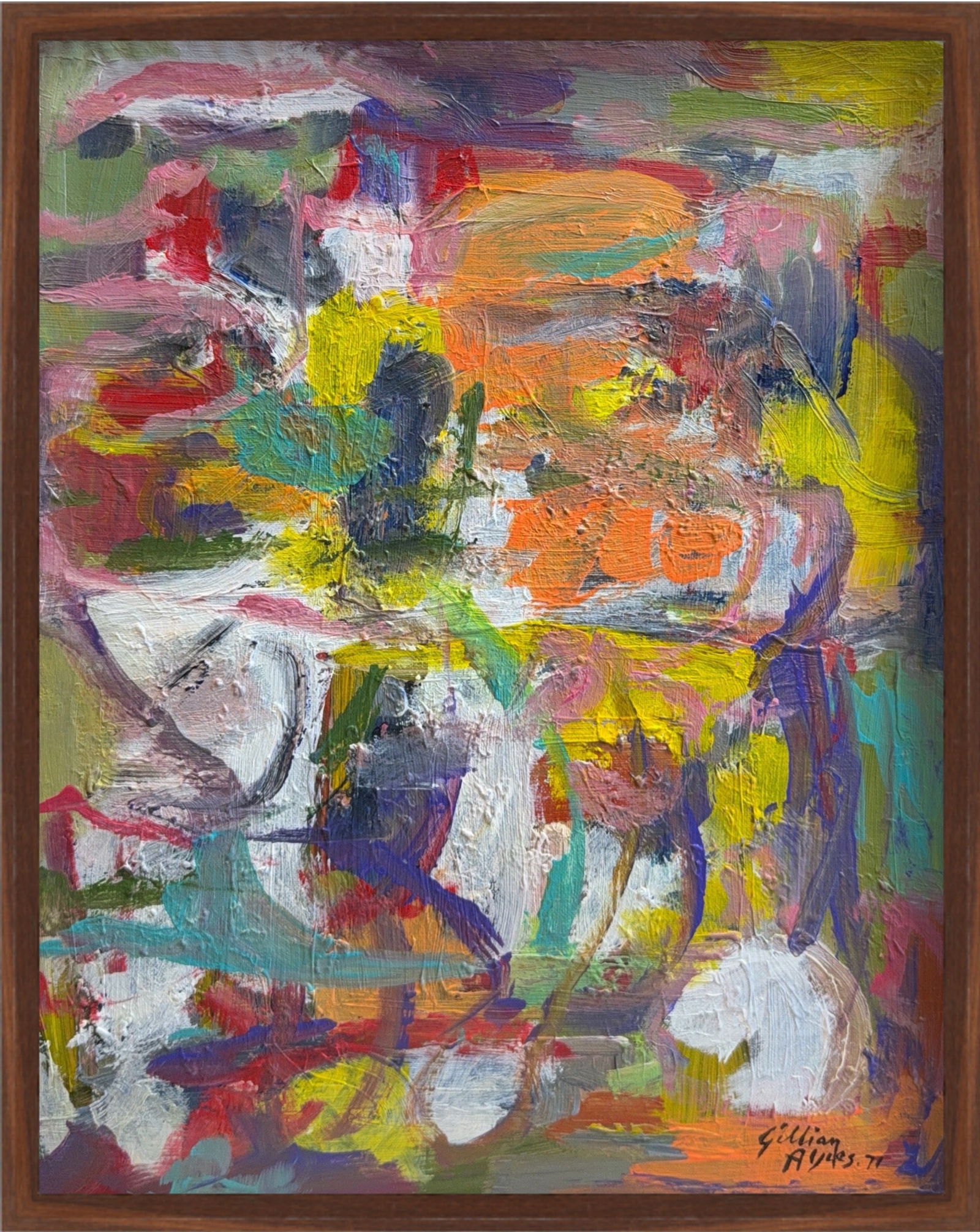 Gillian Ayres, Oil on Masonite, British (1930 - 2018) (1 of 8)
