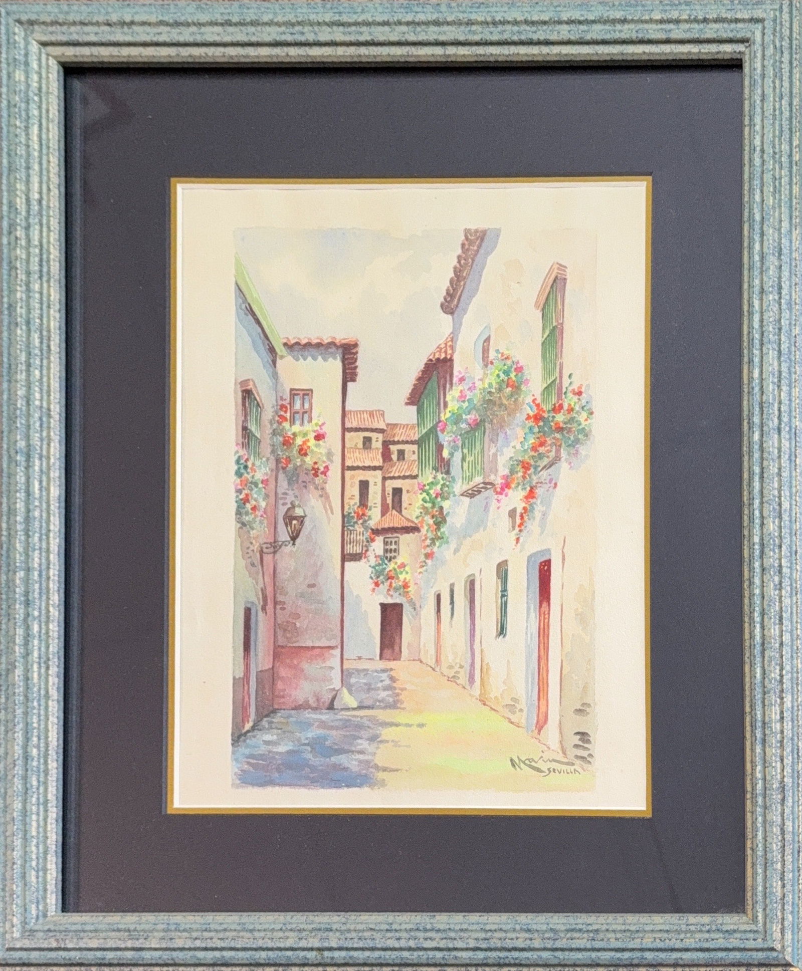 Jose Marqúez Montero, Watercolor on Paper, Spanish (1 of 8)