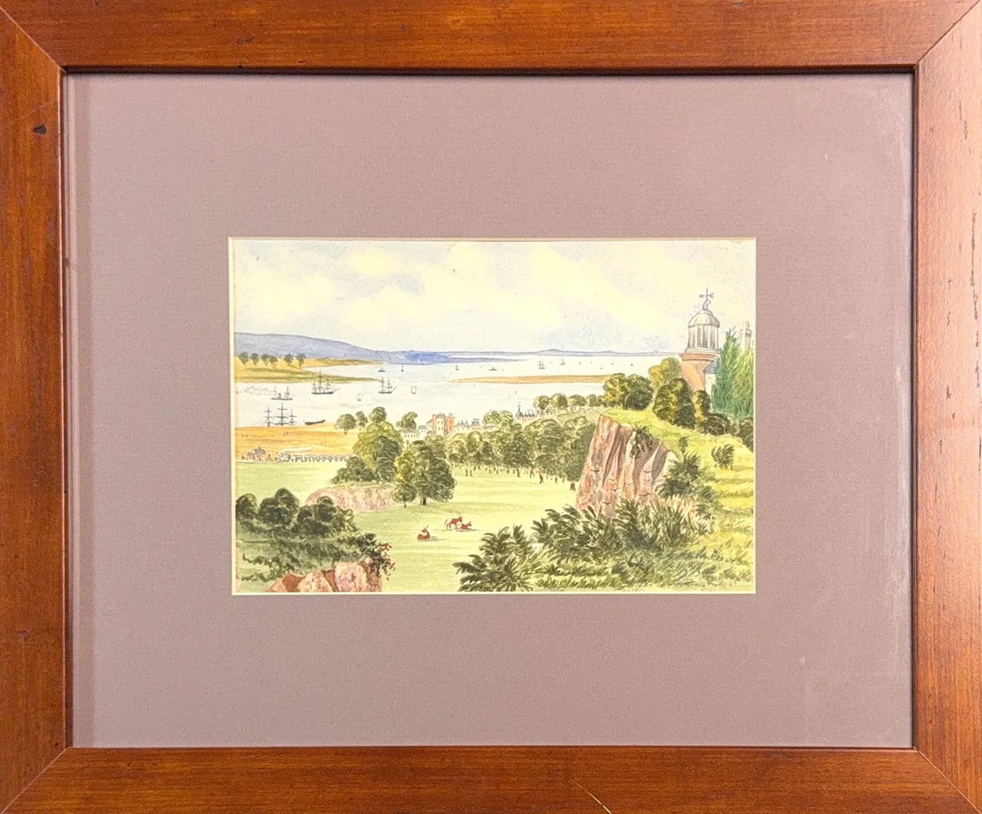 The Hudson River, Watercolor on Paper (1 of 8)