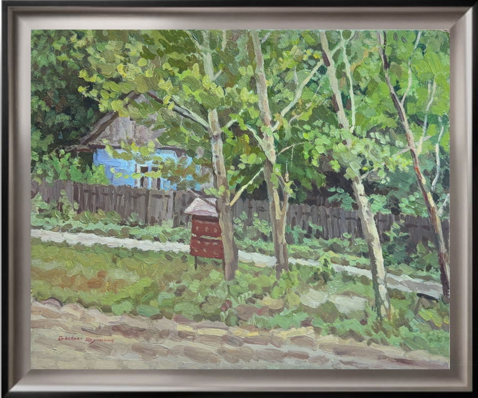 George Gardner Symons, Oil on Masonite, American (1863 - 1930) (1 of 8)