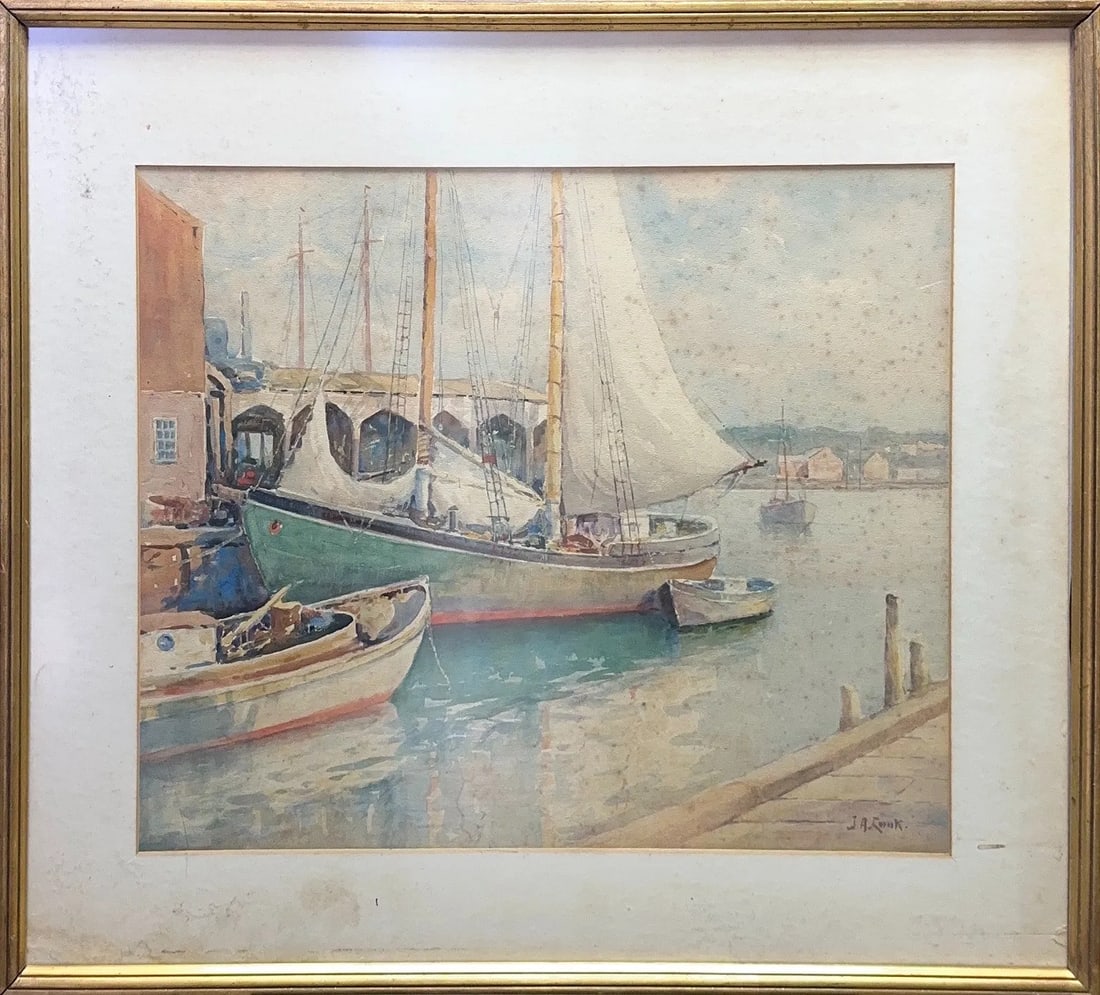 John A. Cook, Watercolor on Paper, American (1870 - 1936) (1 of 7)