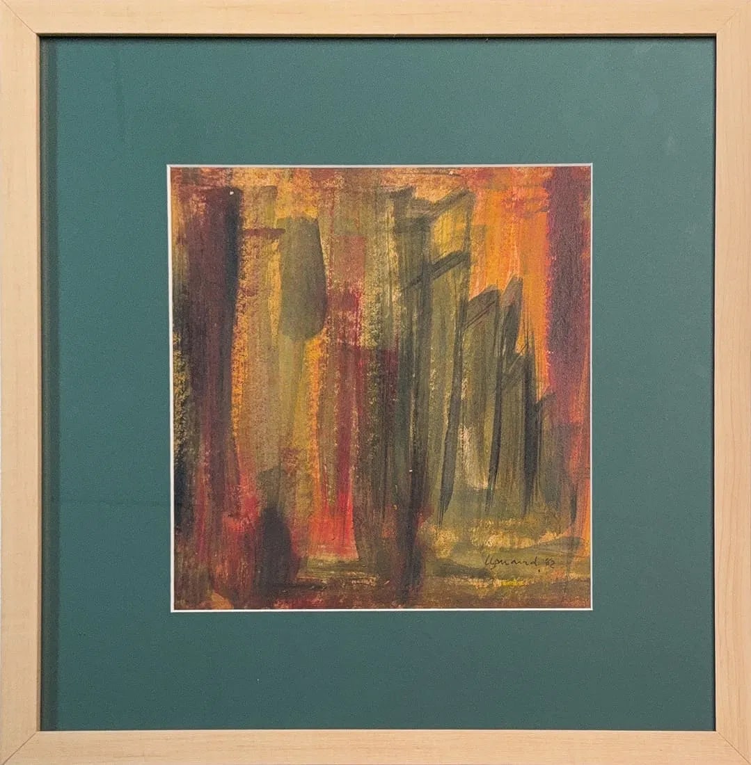 Peter Upward, Oil on Paper, Australian Painter (1932 - 1984): KEYWORDS: Color, Fields, Expressive Brushwork, Emotion, Representational, Imagery. Born: 1932. Died: 1984. Known for: Abstract painting. The abstract expressionist Peter Upward obtained formal art tra