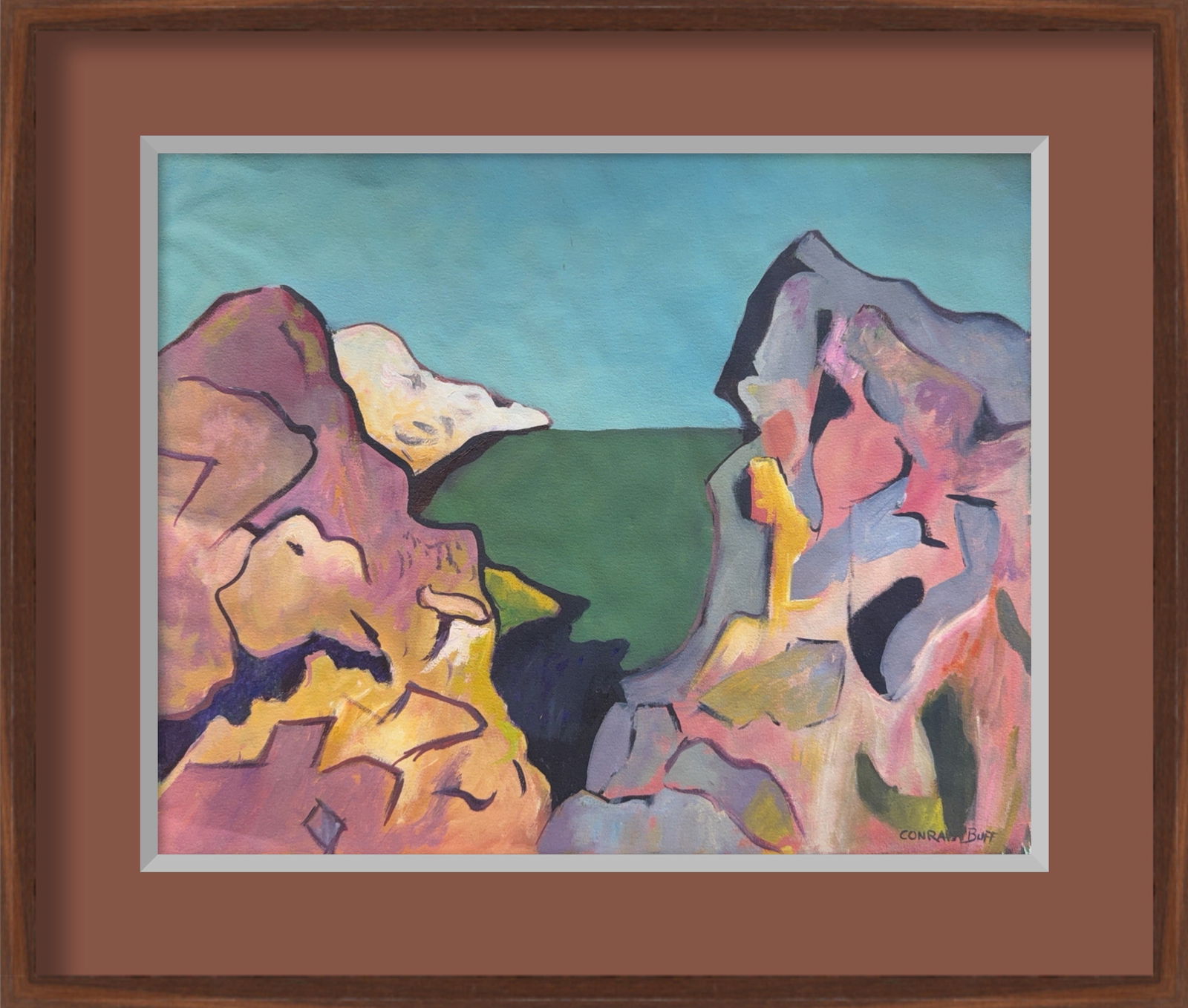 Conrad Buff, Watercolor on Paper, Swiss (1886 - 1975) (1 of 9)