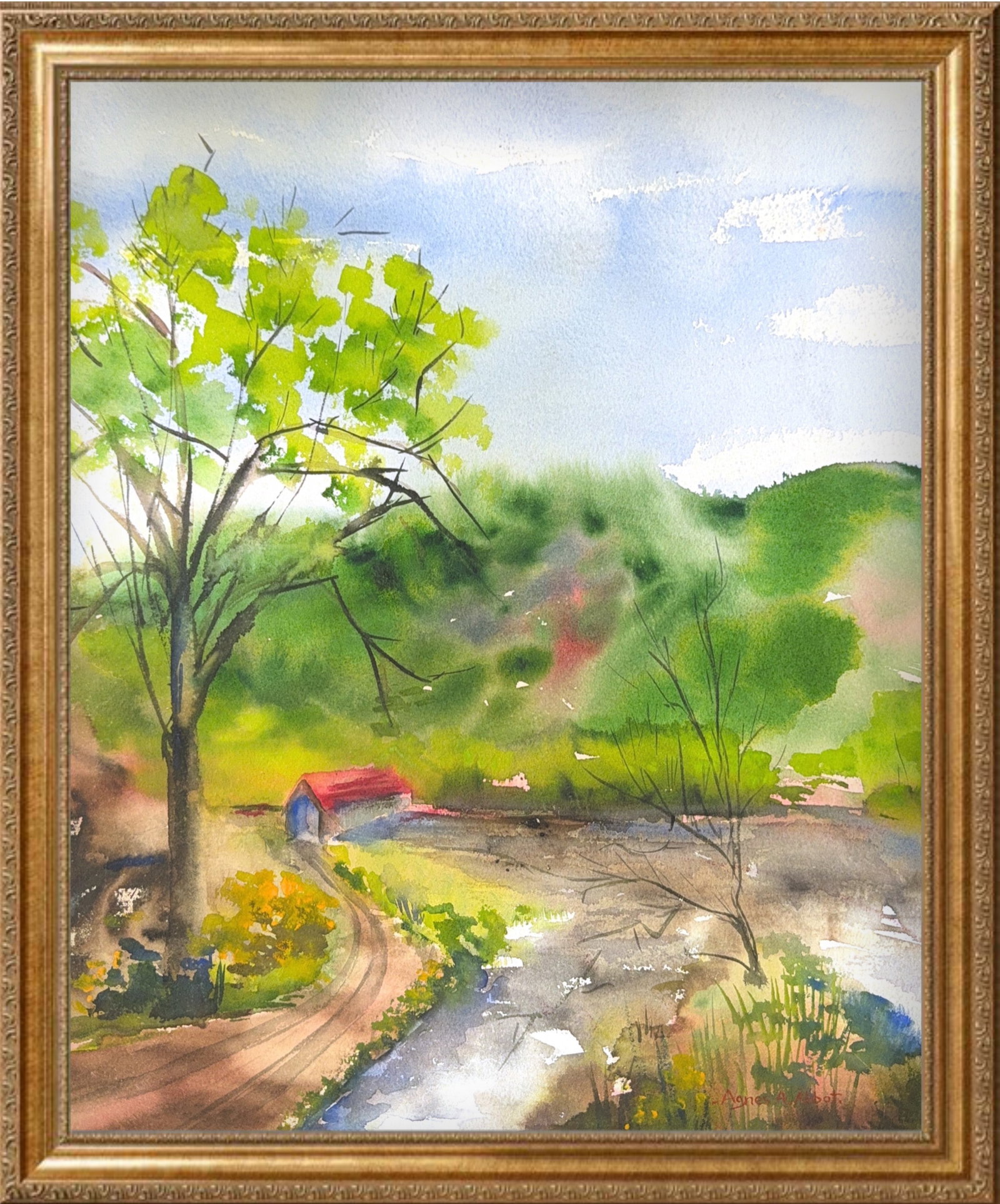 Agnes Anne Abbot, Watercolor on Paper, German (1897 - 1992) (1 of 8)