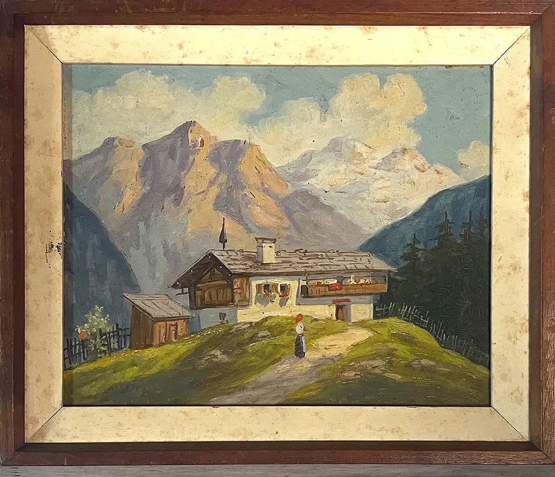 Oskar Mulley, Oil on Wood, Australian-German (1891 - 1949) (1 of 8)