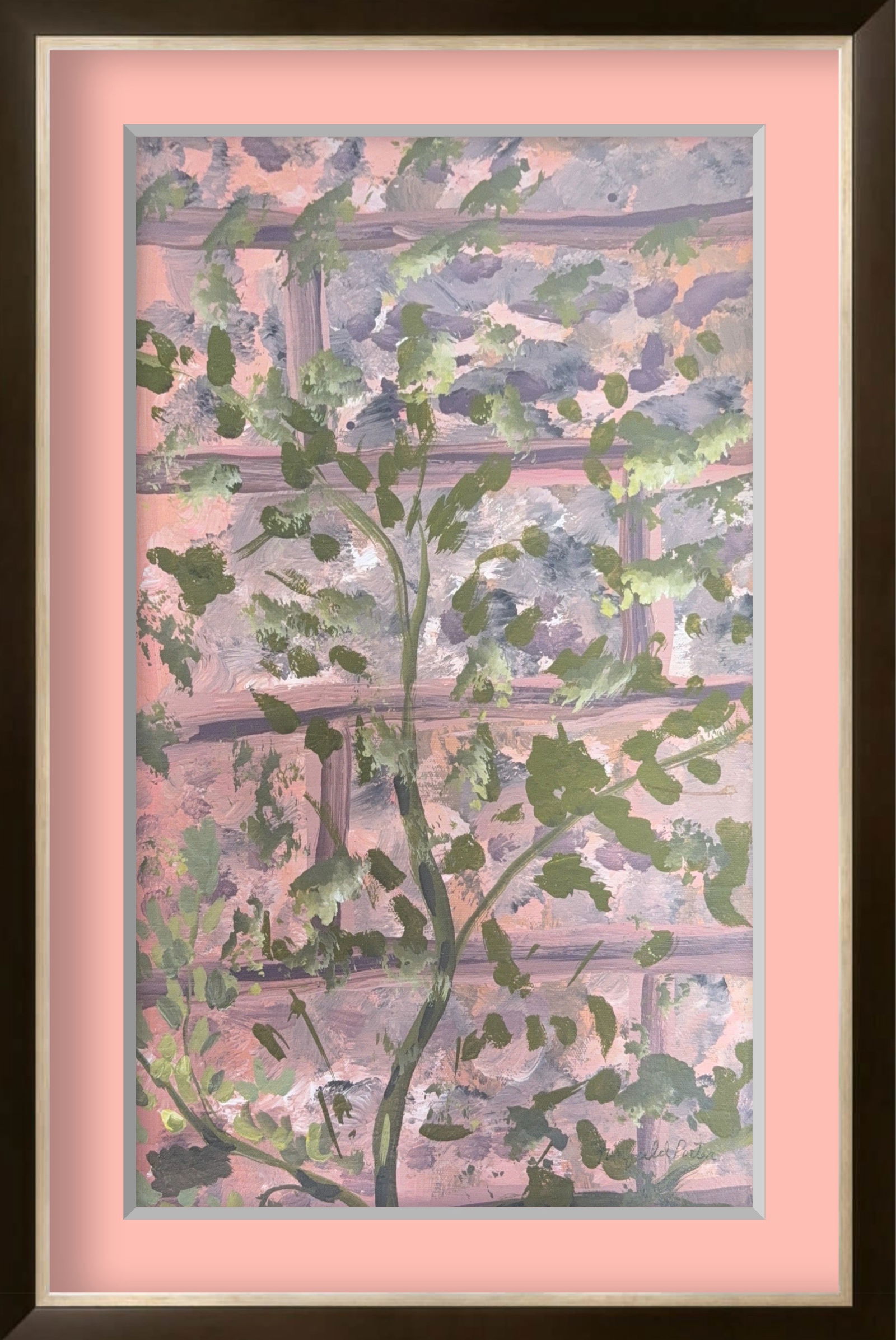 Fairfield Porter, Oil on Cardboard, American (1907 - 1998): KEYWORDS: Contemporary Landscape, Abstracted Nature, Textured Brushwork, Gestural Painting, Floral / Botanical, Garden Scene, Pastel Palette, Folk Art Influence, Impressionistic, Atmospheric. Born: 19