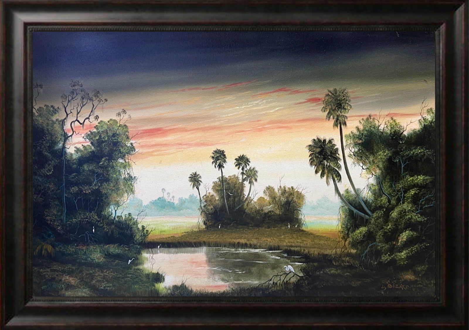 Livingston Roberts, Oil on Canvas, African-American (1941 - 2004) HIGHWAYMAN (1 of 10)