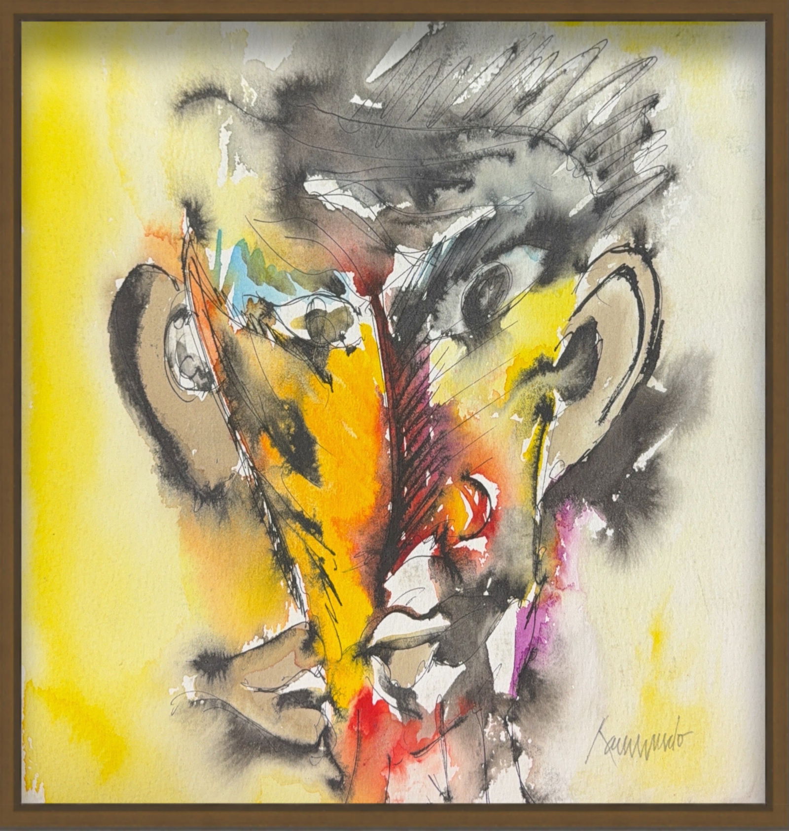 Raimundo García, Watercolor/Pen on Paper, Cuban (1937 - 2017) (1 of 8)