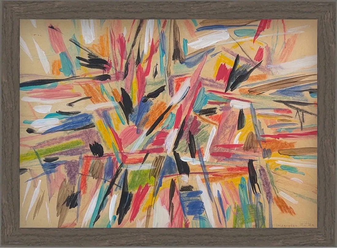 Mercedes Carles Matter, Gouache/Mix-Media on Paper, American (1913 - 2001) (1 of 8)