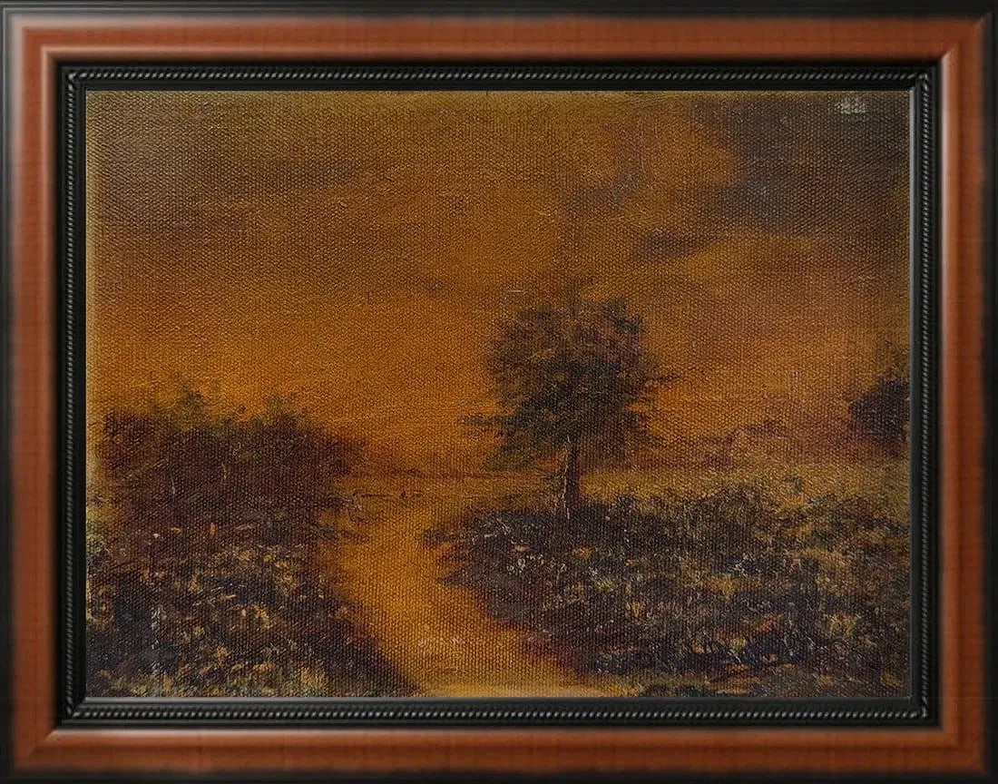 Ralph Albert Blakelock, Oil on Panel, American (1847 - 1919) (1 of 8)