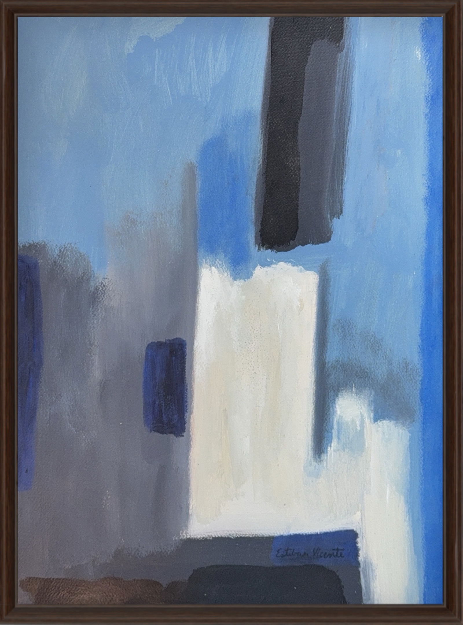 Estevan Vicente, Oil/Mix-Media on Paper, Spanish (1903 - 2001) (1 of 7)