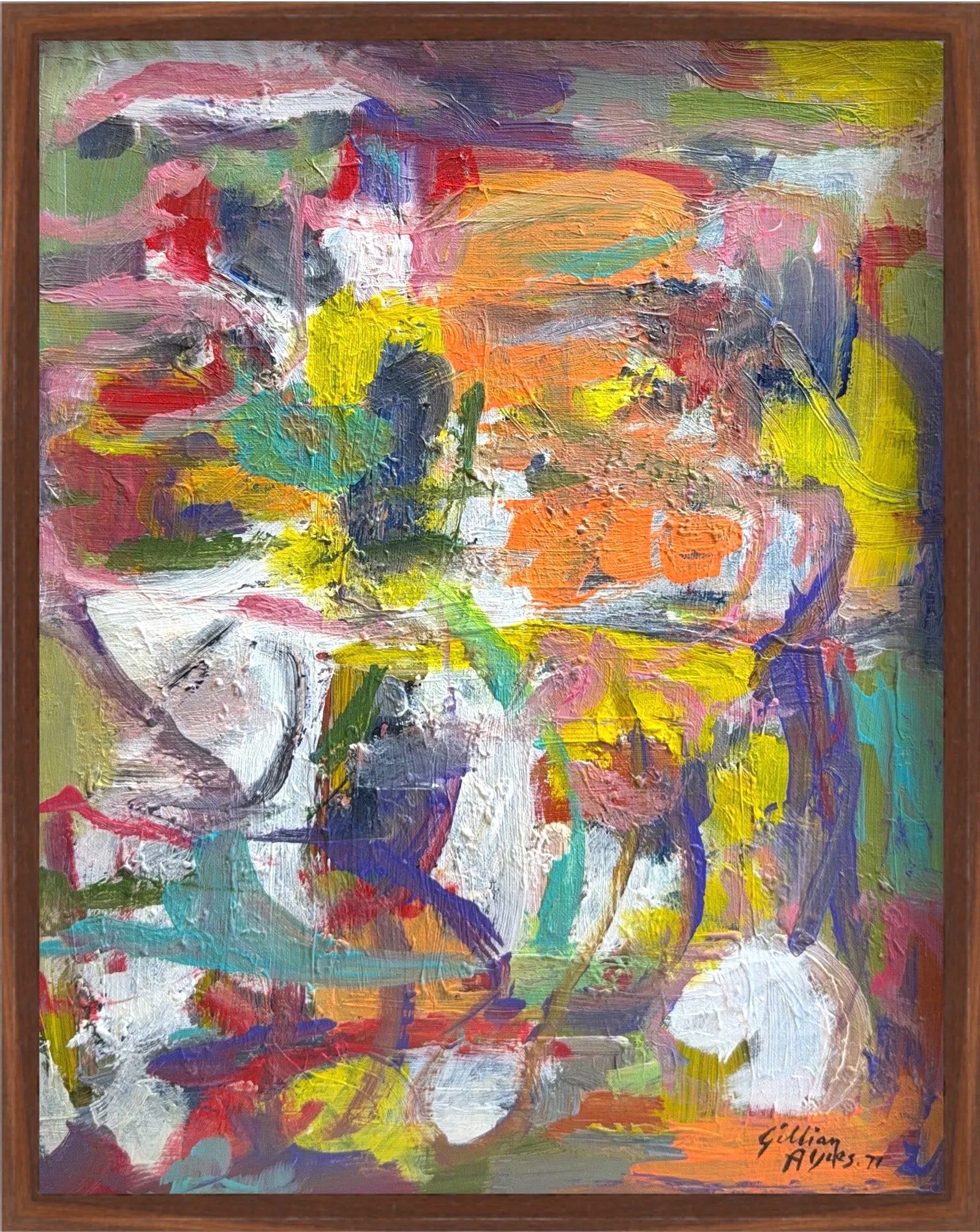 Gillian Ayres, Oil on Masonite, British (1930 - 2018) (1 of 8)