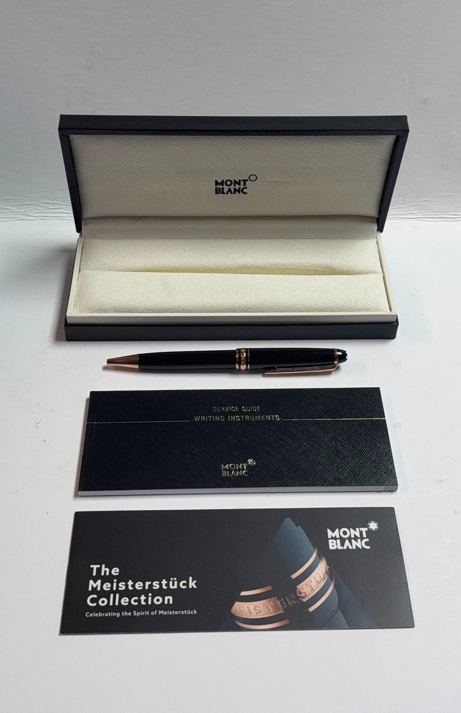 Original Montblanc Meisterstück 90 Years (CLASSIQUE) Ballpoint Pen Rose Gold-Platted (1 of 10)