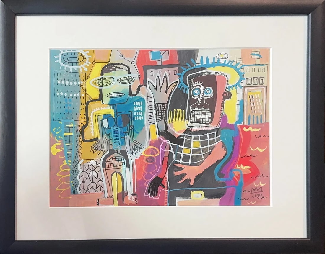 Jean-Michel Basquiat, Gouache/Watercolor on Paper, American (1960–1988) (1 of 7)