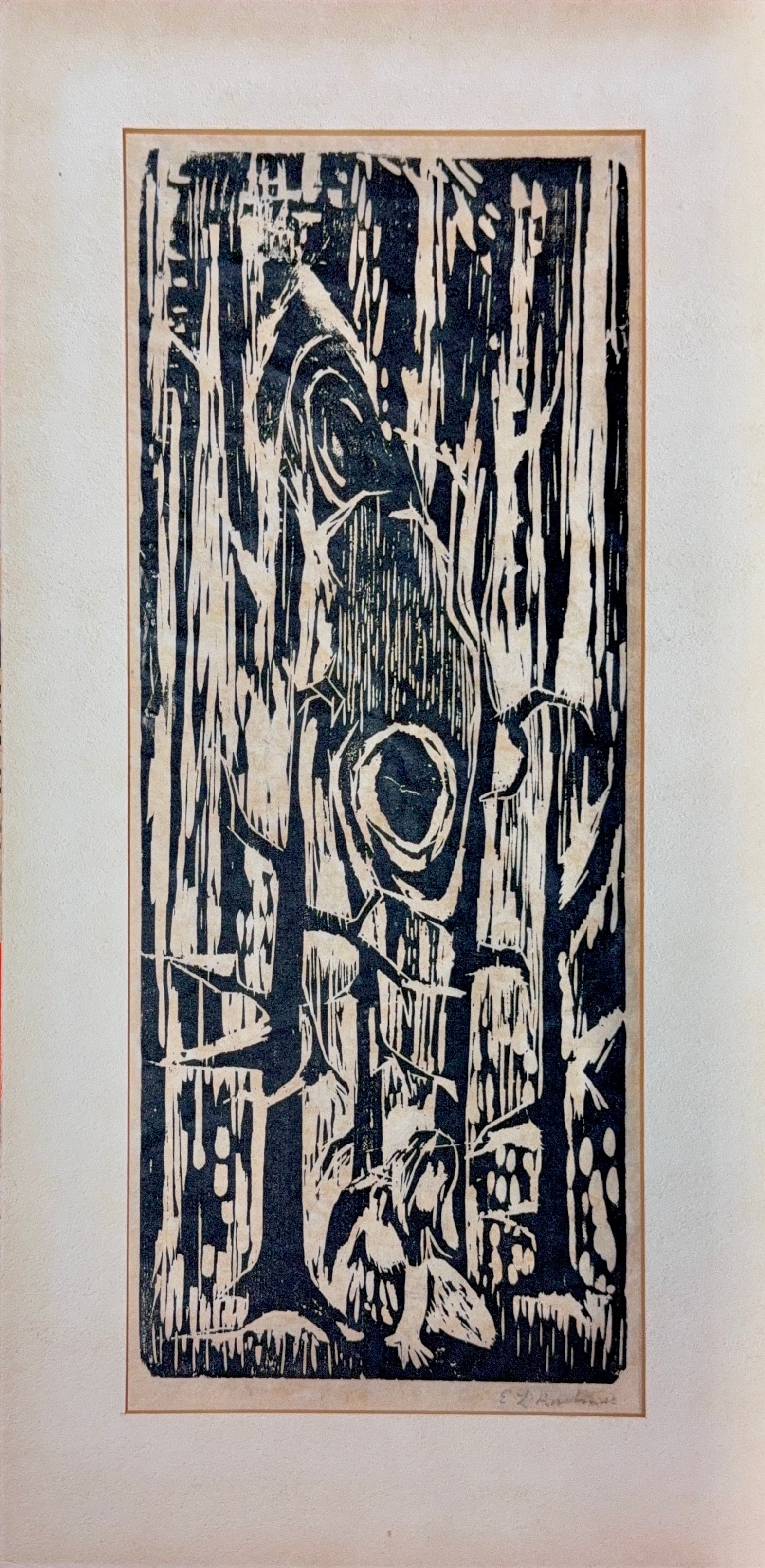 Ernst Ludwig Kirchner, Woodcut on Paper, German (1880 - 1938) (1 of 7)