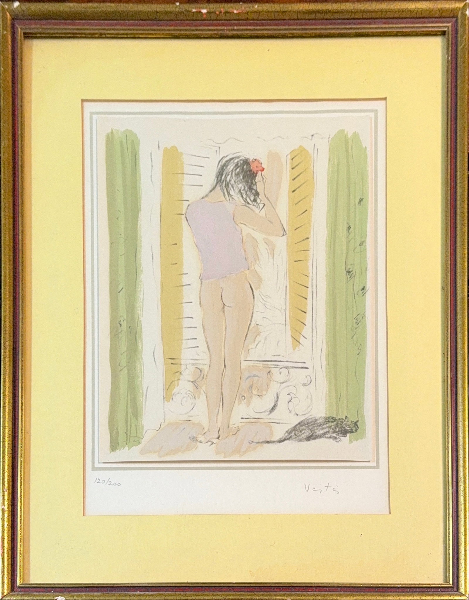 Marcel Vertès, Numbered Embelished Print , Hungarian (1895 - 1961) (1 of 8)