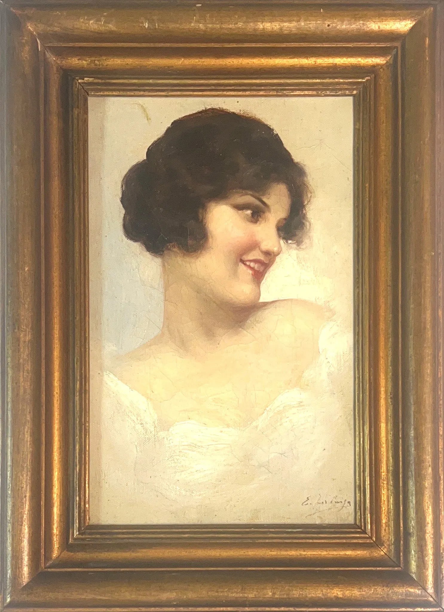 Eduardo (Edoardo) Forlenza, Oil on Canvas, Italian (1861 - 1934): Born: 1861. Died: 1934. Known for: Portrait painting. Name variants: Eduardo Fortenza. Eduardo (Edoardo) Forlenza (1861 - 1934) was active/lived in Italy. Eduardo Forlenza is known for Portrait painti