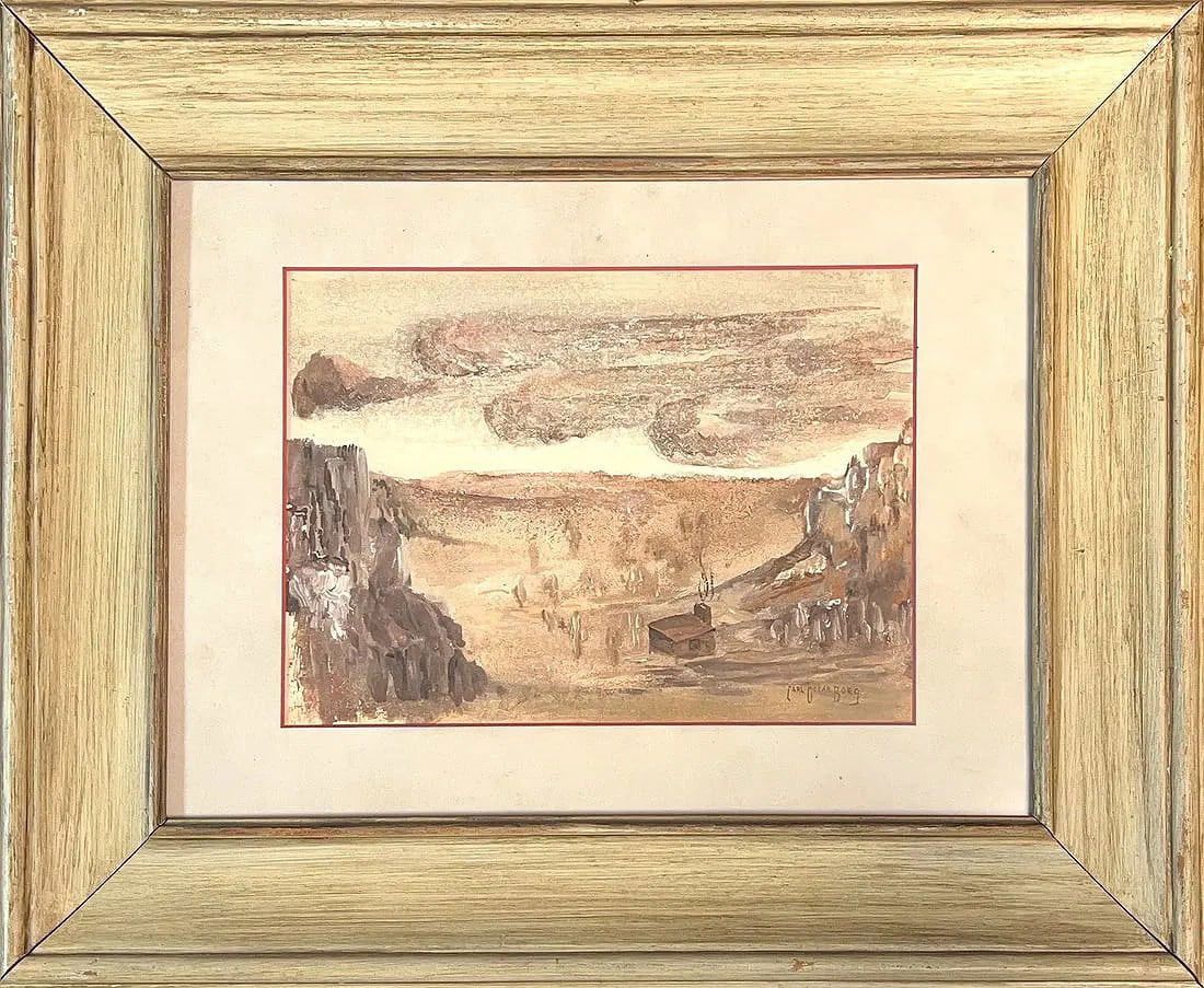 Carl Oscar Borg, Watercolor/Mix-Media on Paper, Swedish (1879 - 1947) (1 of 5)