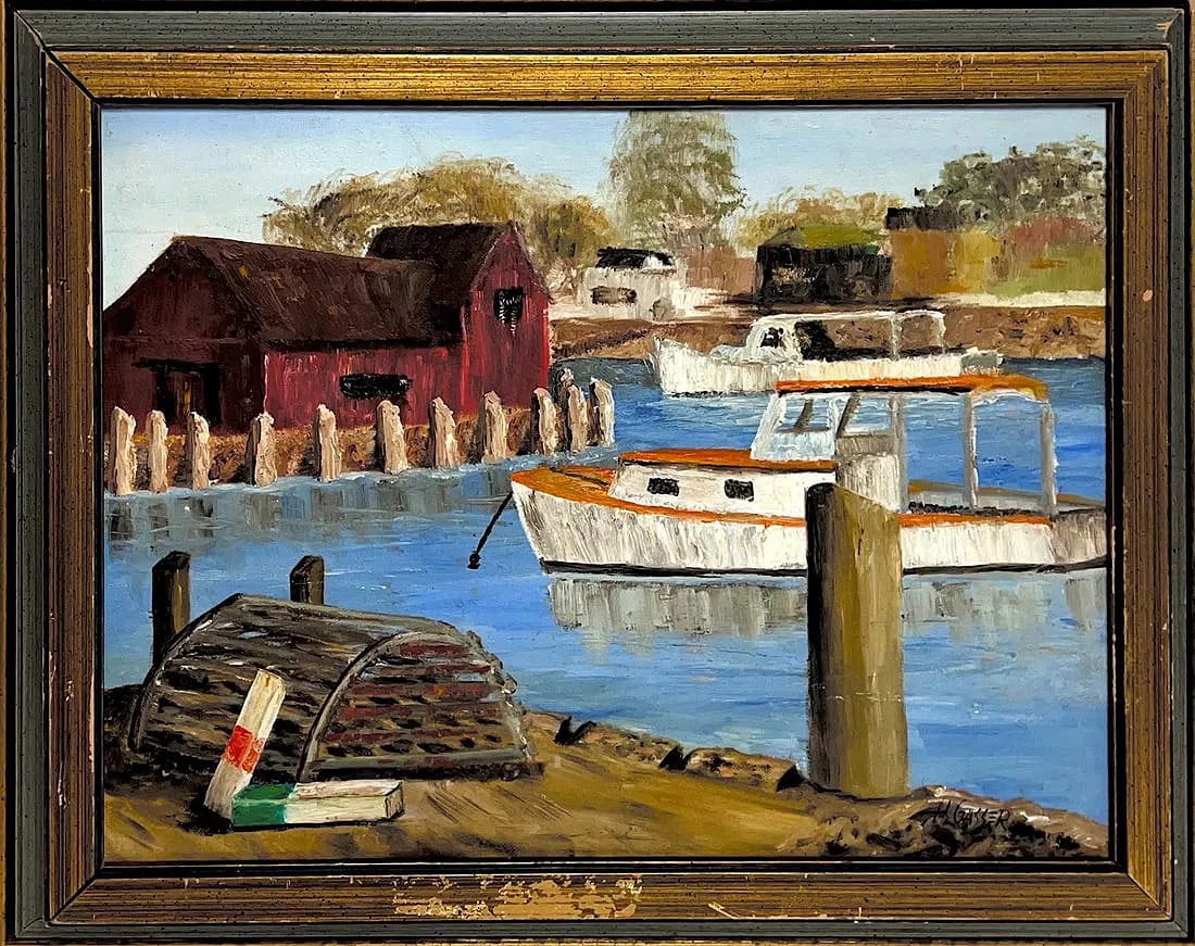 Henry Martin Gasser, Oil on Board, American Painter(1909 - 1981) (1 of 6)