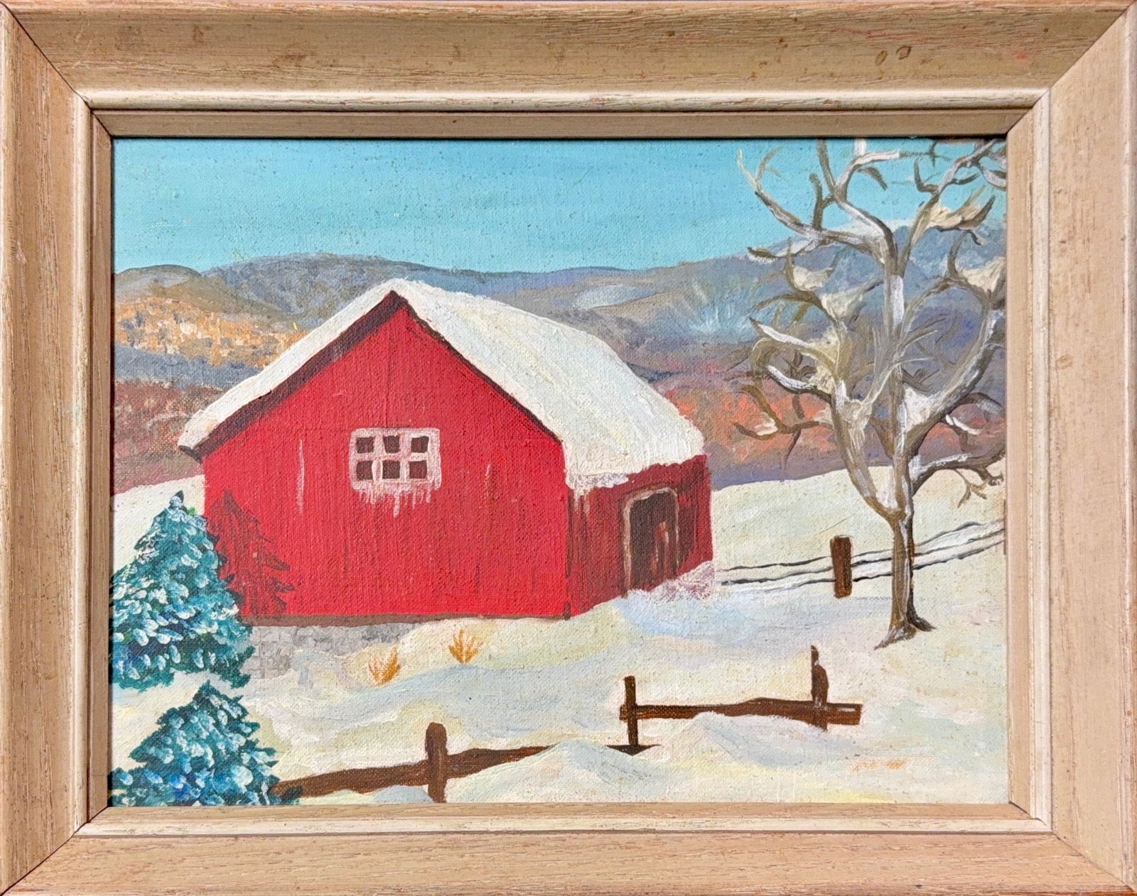 Mystery Artist, Oil on Woodboard (1 of 6)