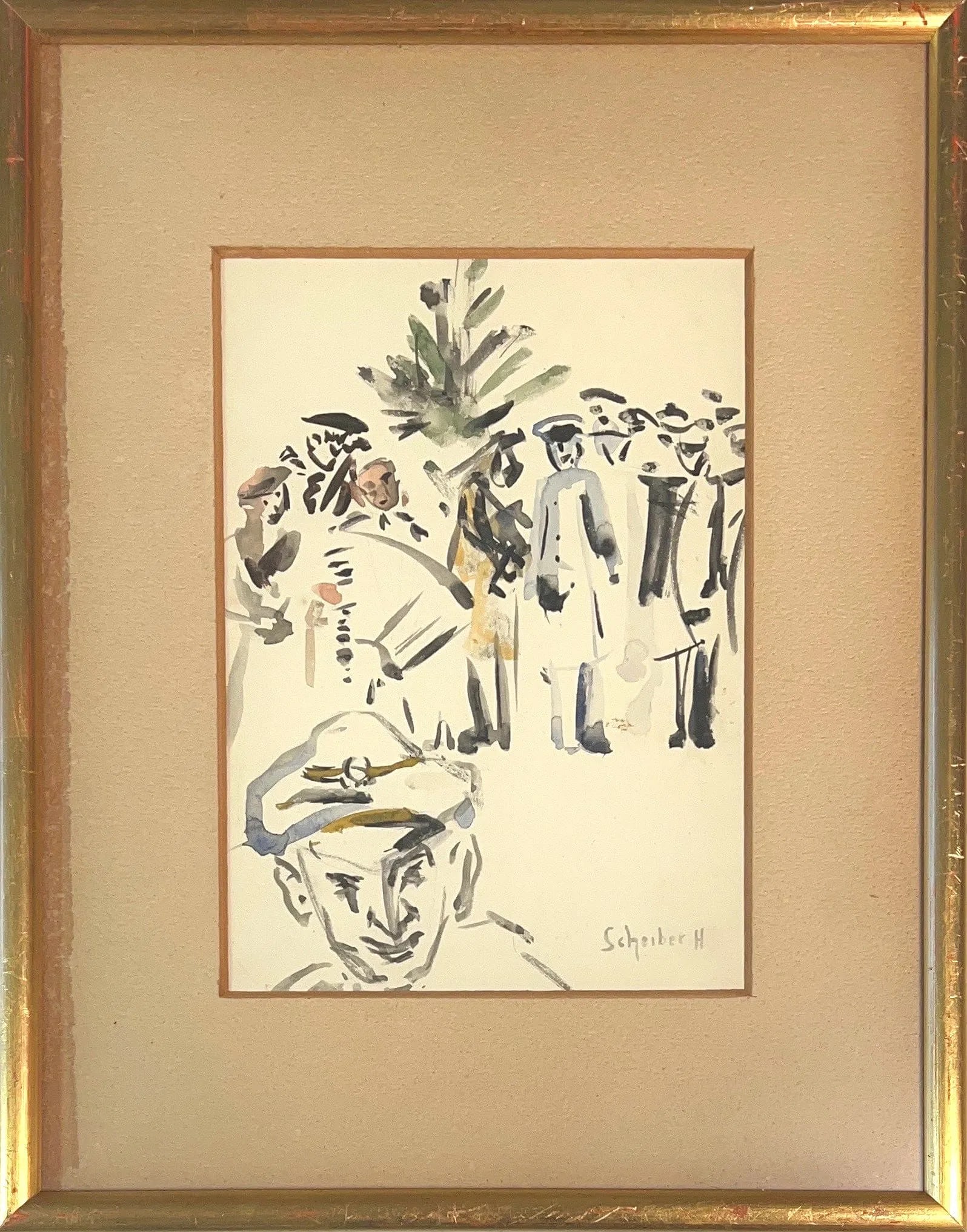 Hugo Scheiber, Watercolor on Paper, Hungarian (1873 - 1950) (1 of 5)