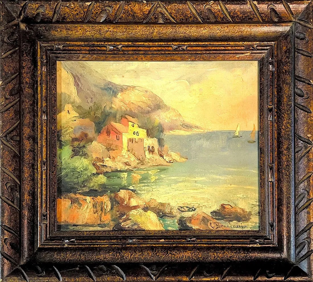 Carlo Brancaccio, Oil on Canvas, Italian (1861 - 1920): Born: 1861 - Naples. Died: 1920. Known for: Painting. Carlo Brancaccio (Naples, March 6, 1861 ? 1920) was an Italian painter, active mainly in an Impressionist style. While he initially had studied ma