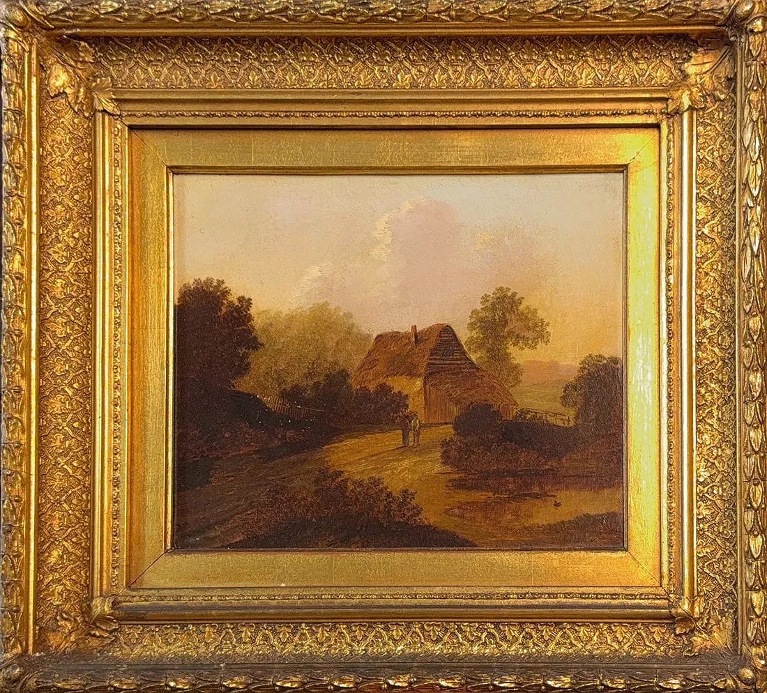 Charles Greville Morris, Antique Oil on Canvas, British (1861 - 1922) (1 of 6)
