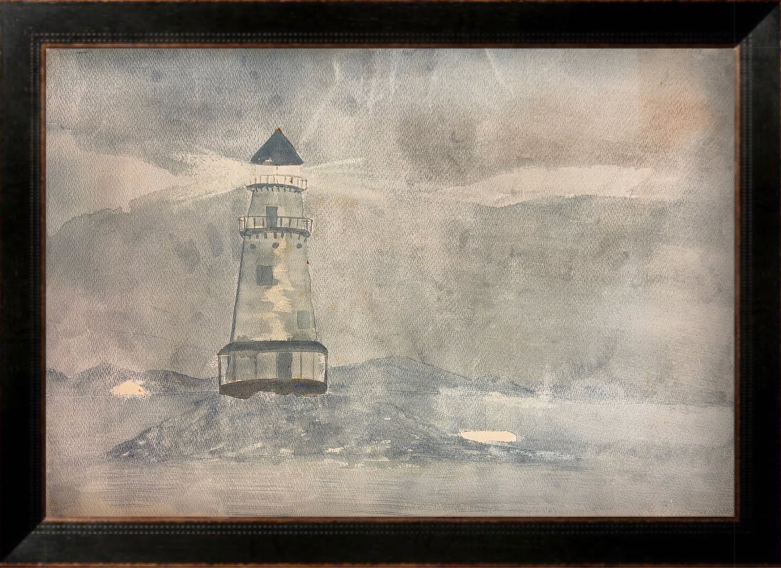 Mystery Artist, Watercolor on Paper (1 of 7)