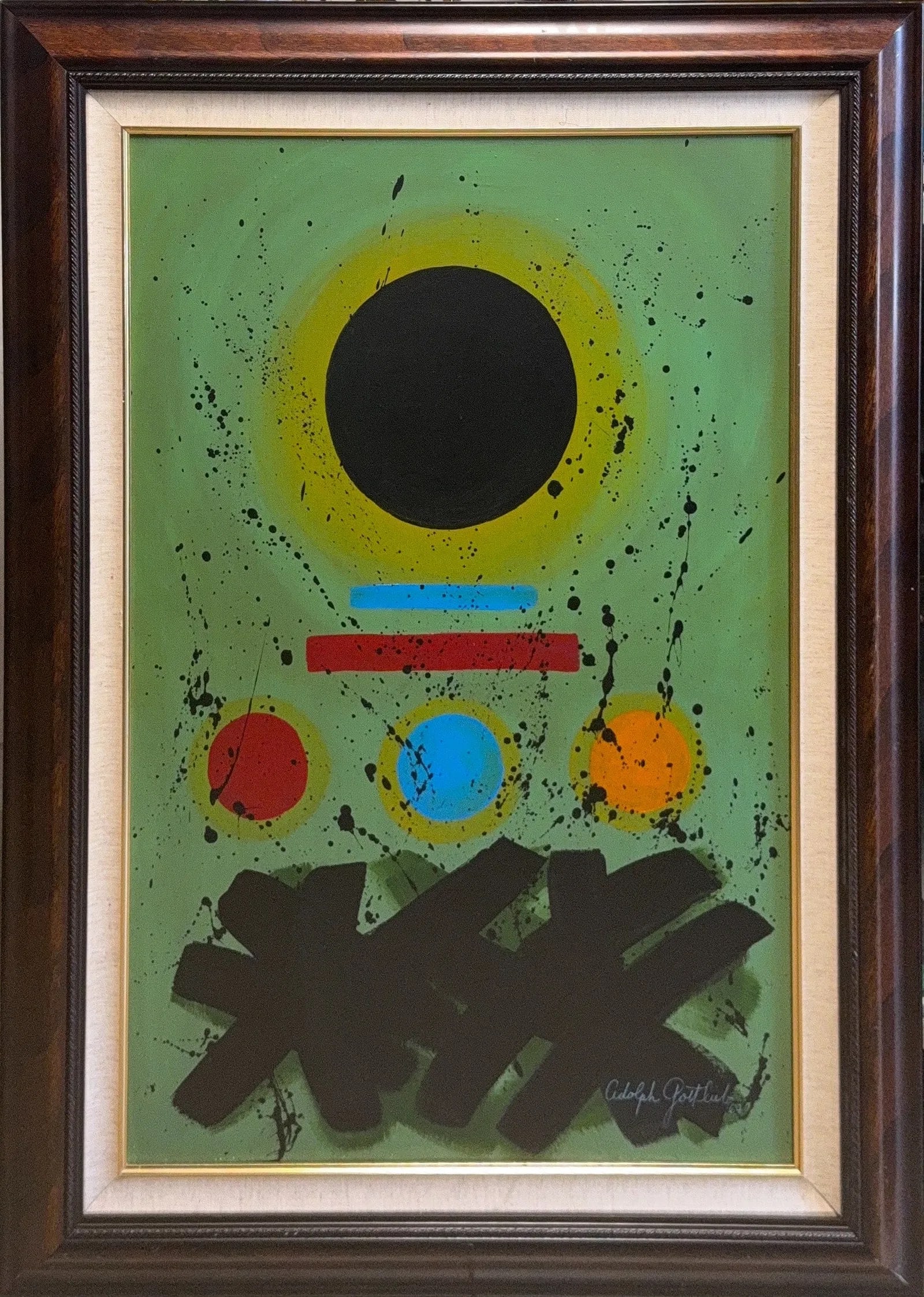 Adolph Gottlieb, Acrylic on Canvas, American (1903 - 1974) (1 of 7)