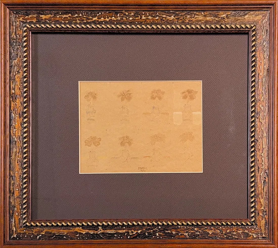 Zoran Antonio Music, Watercolor/Mix-Media on Paper, Slovenian (1909 - 2005) (1 of 6)