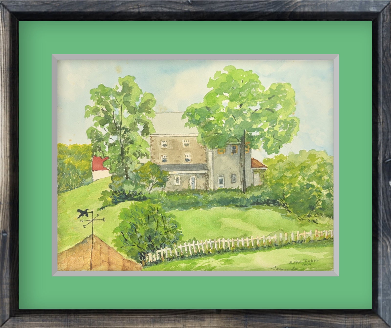 Ethel Tucker, Watercolor on Paper, Bermudian (1875 - 1962) (1 of 8)