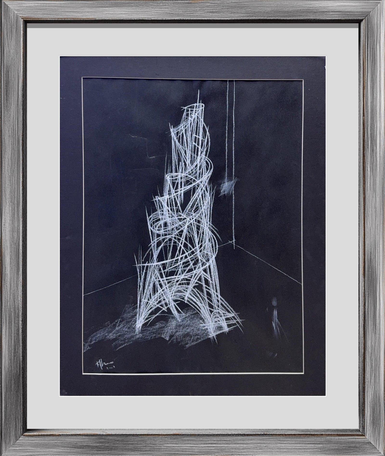 (Kcho) Alexis Leiva Machado, Crayon on Paper, Cuban (1970-Ongoing) (1 of 9)