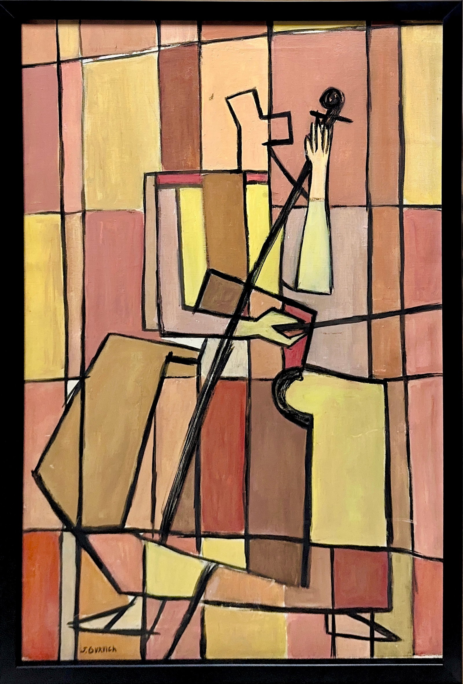 Jose (Zusmanas Gurvicius) Gurvich, Oil on Canvas, Uruguayan (1927 - 1974): Artist, Year, Title: ? Jose Gurvich (1927 - 1974). Origin:? Uruguayan. Medium: ?Oil on Canvas . Dimensions: 29.5'' x 19.5''; 31.5'' x 21 1/4''. Condition: Excellent. Additional Information: ? Signed l