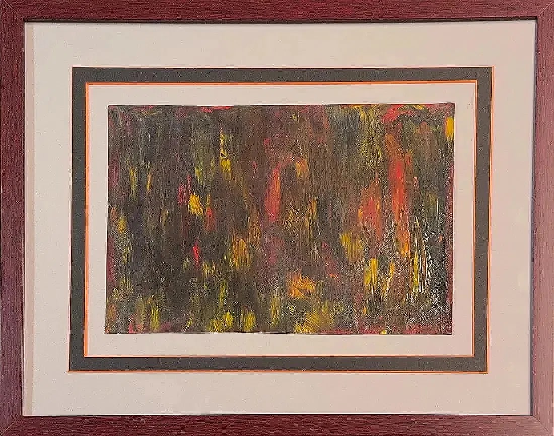 Milton Resnick, Oil on Paper, American (1917 - 2004): Artist, Year, Title: ?Milton Resnick (1917 - 2004). Origin:? American. Medium: ?Oil on Paper. Dimensions: 8” x 12”; 15” x 19''. Condition: Excellent. Additional Information: Signed l