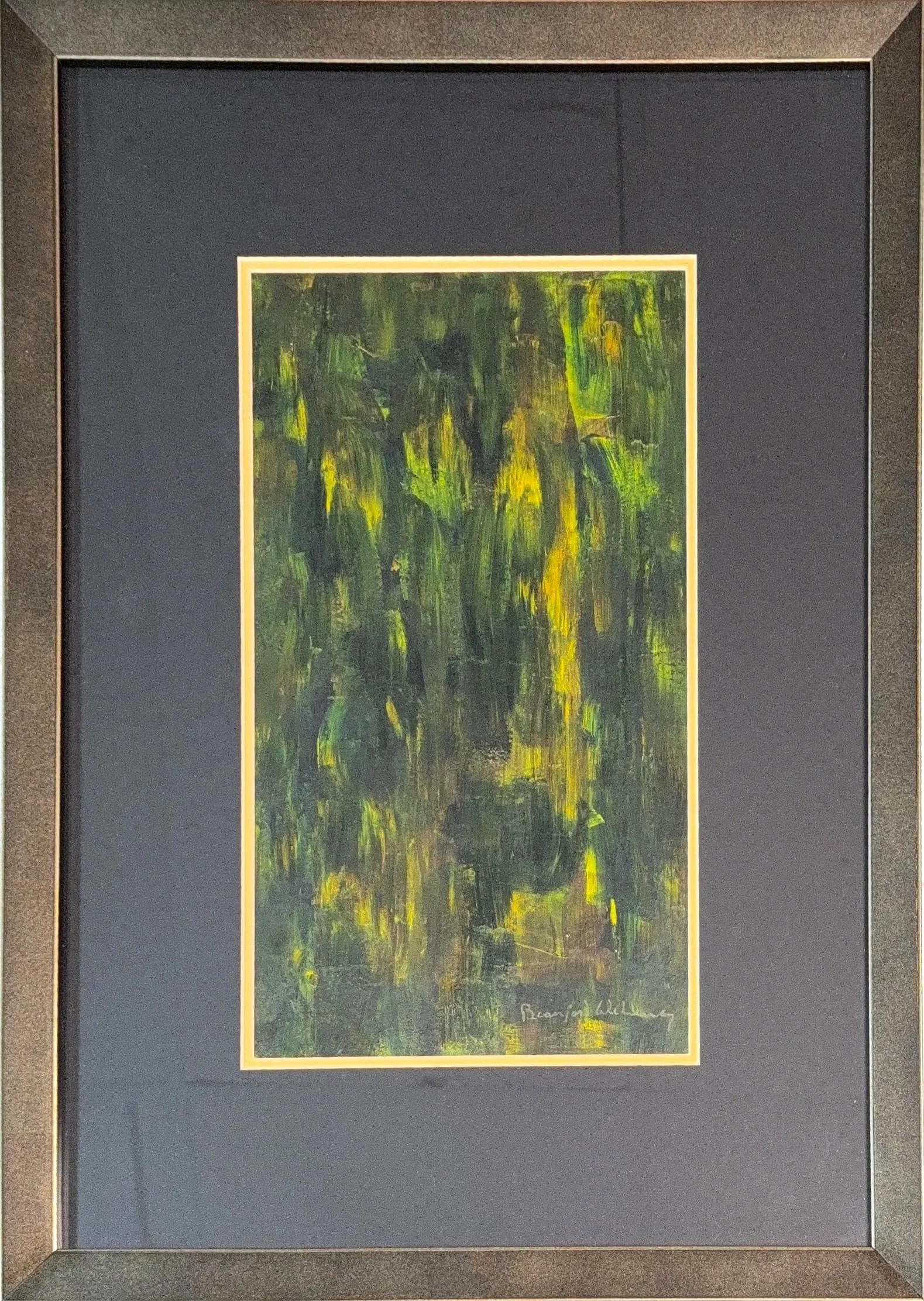 Beauford Delaney, Oil/Mix-Media on Cardboard, African-American (1901 - 1979): Artist, Year, Title: ? Beauford Delaney (1901 - 1979). Origin:? African-American. Medium: ?Oil/Mix-Media on Paper. Dimensions: 12.5” x 7.5”; 20 1/4” L x 14 1/4”. Condition: Exc