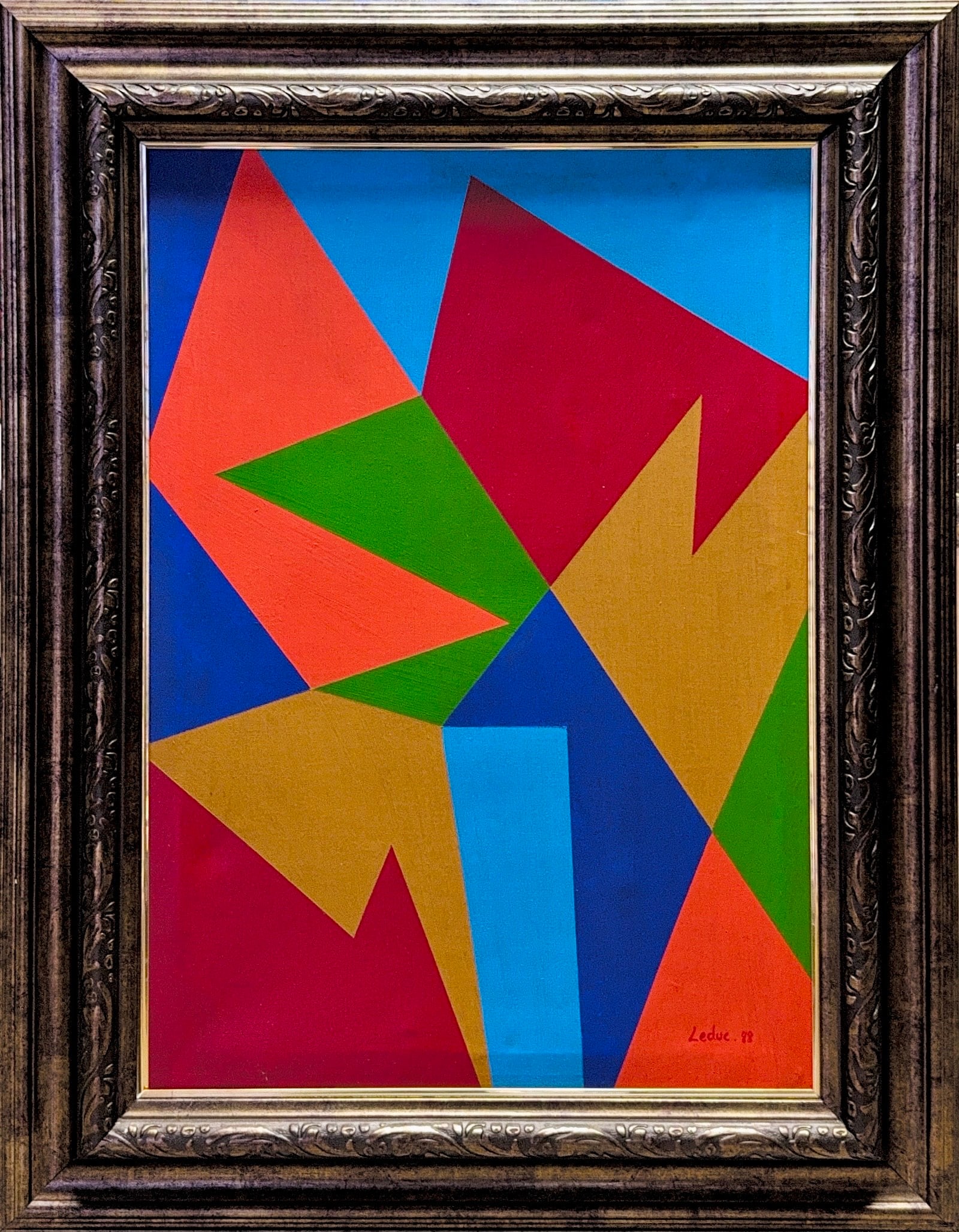 Fernand Leduc, Oil on Canvas, Canadian (1916-2014) (1 of 10)